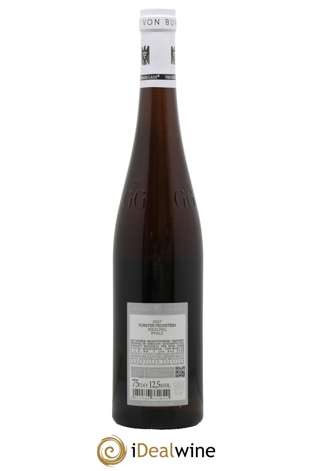 Allemagne Pfalz Riesling Forster Pechstein GG Weingut Reichsrat Von Buhl 2017 - Lot de 1 bouteille - 1