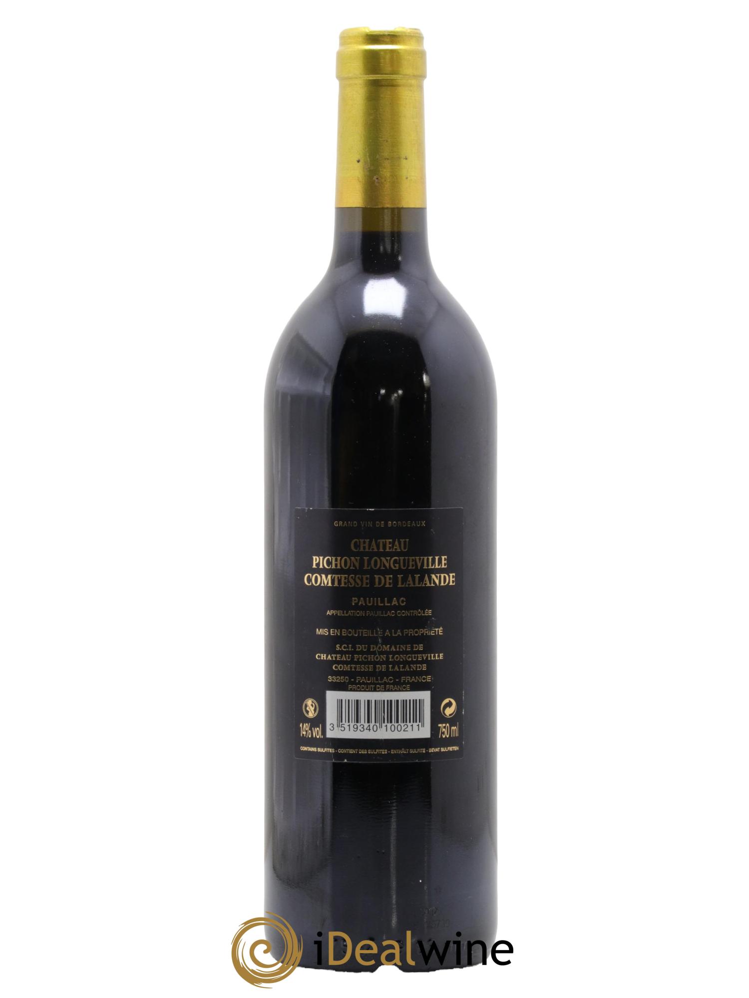 Château Pichon Longueville Comtesse de Lalande 2ème Grand Cru Classé 2010 - Lotto di 1 bottiglia - 1