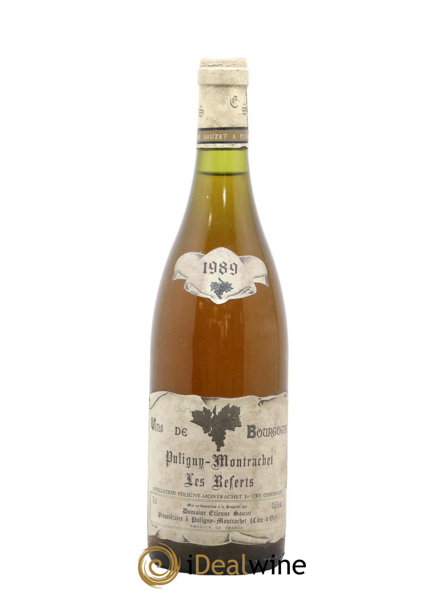 Puligny-Montrachet 1er Cru Les Referts Etienne Sauzet 1989 - Lot de 1 bouteille - 0