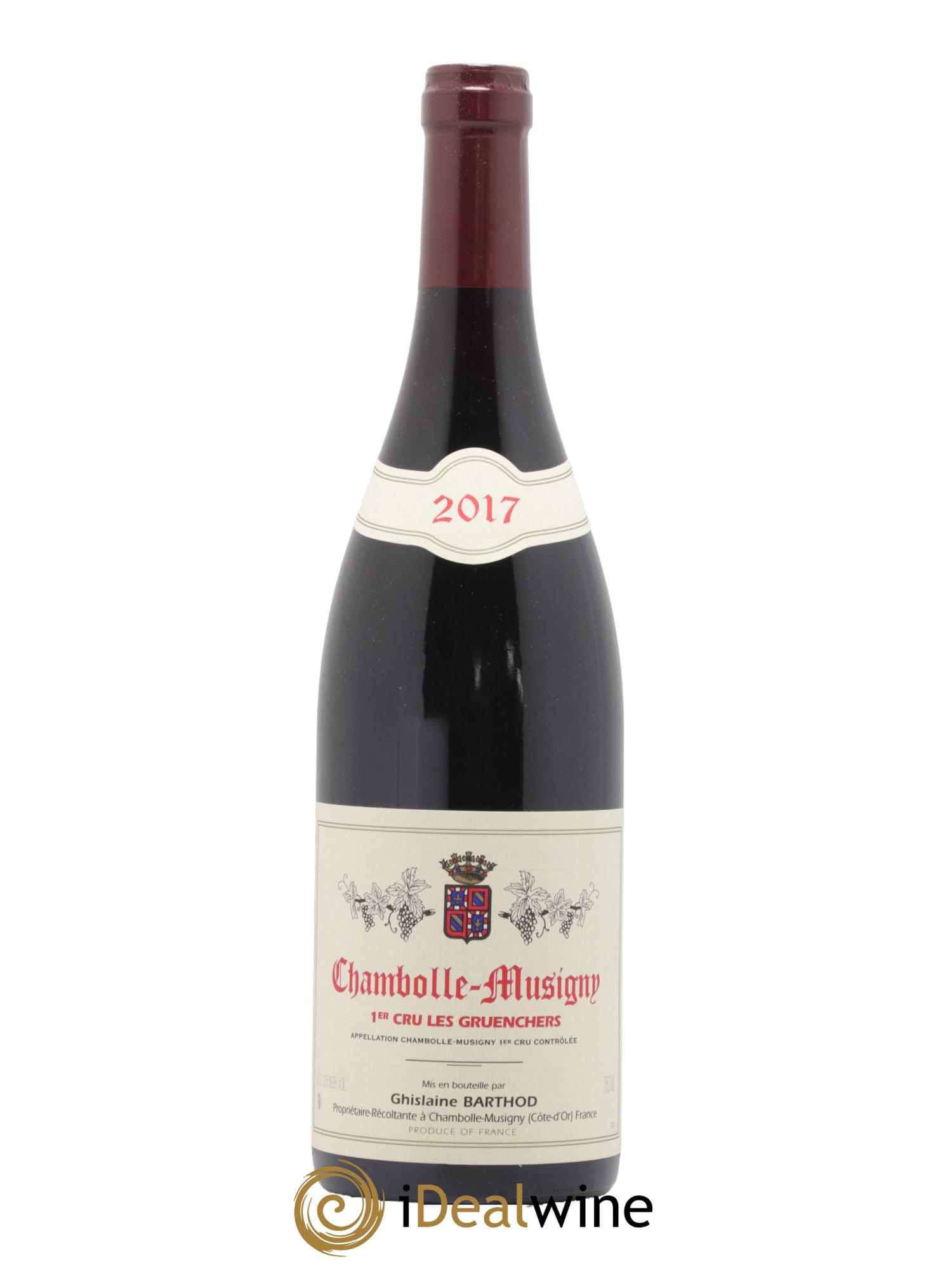 Chambolle-Musigny 1er Cru Les Gruenchers Ghislaine Barthod 2017 - Lot de 1 bouteille - 0