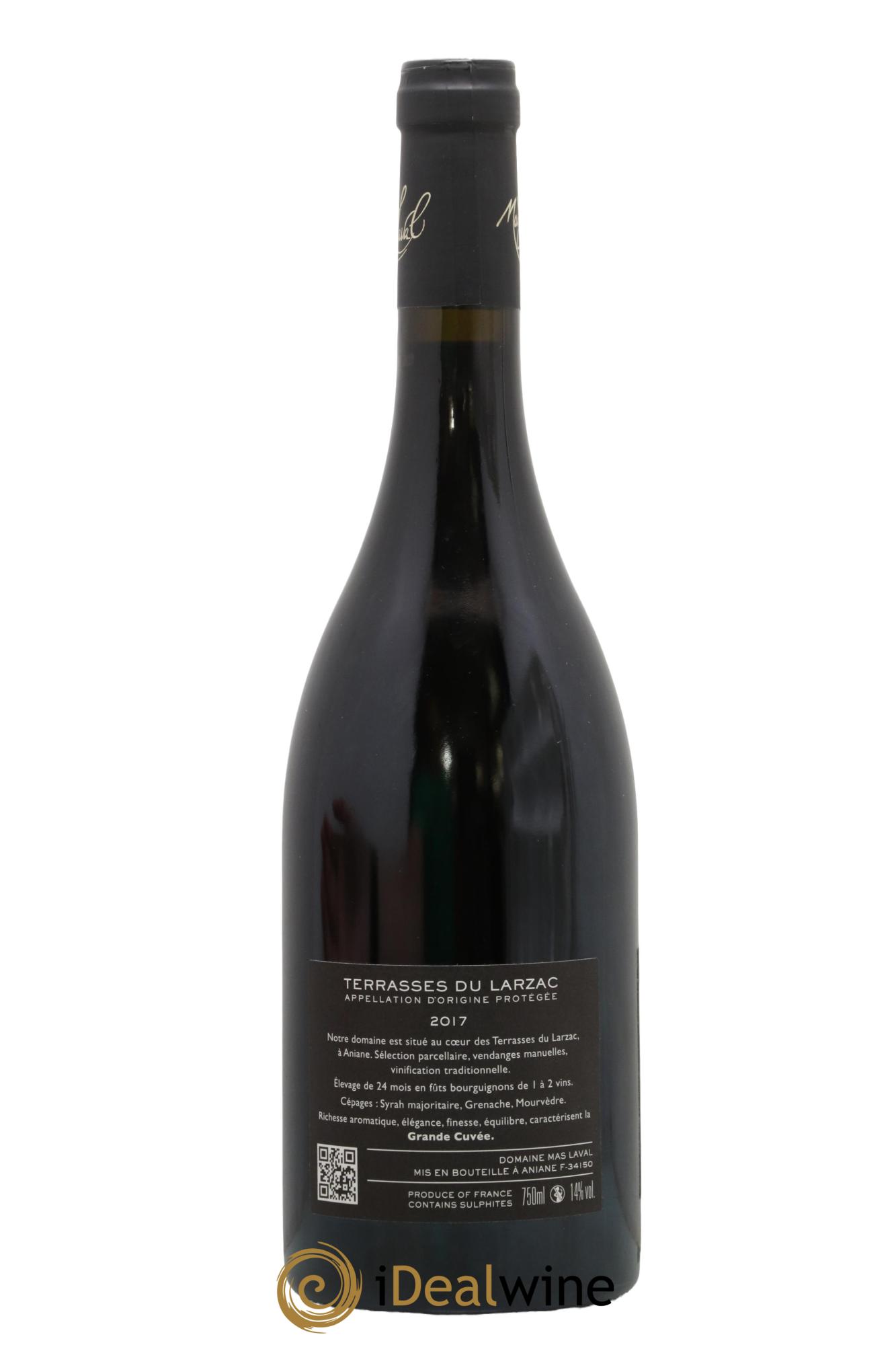 Coteaux du Languedoc terrasses du Larzac La grande cuvée Mas Laval 2017 - Lot of 1 bottle - 1