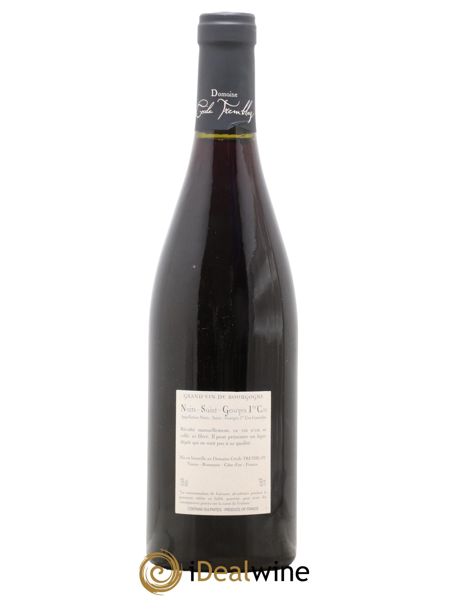 Nuits-Saint-Georges 1er Cru Les Murgers Cécile Tremblay 2009 - Lot de 1 bouteille - 1