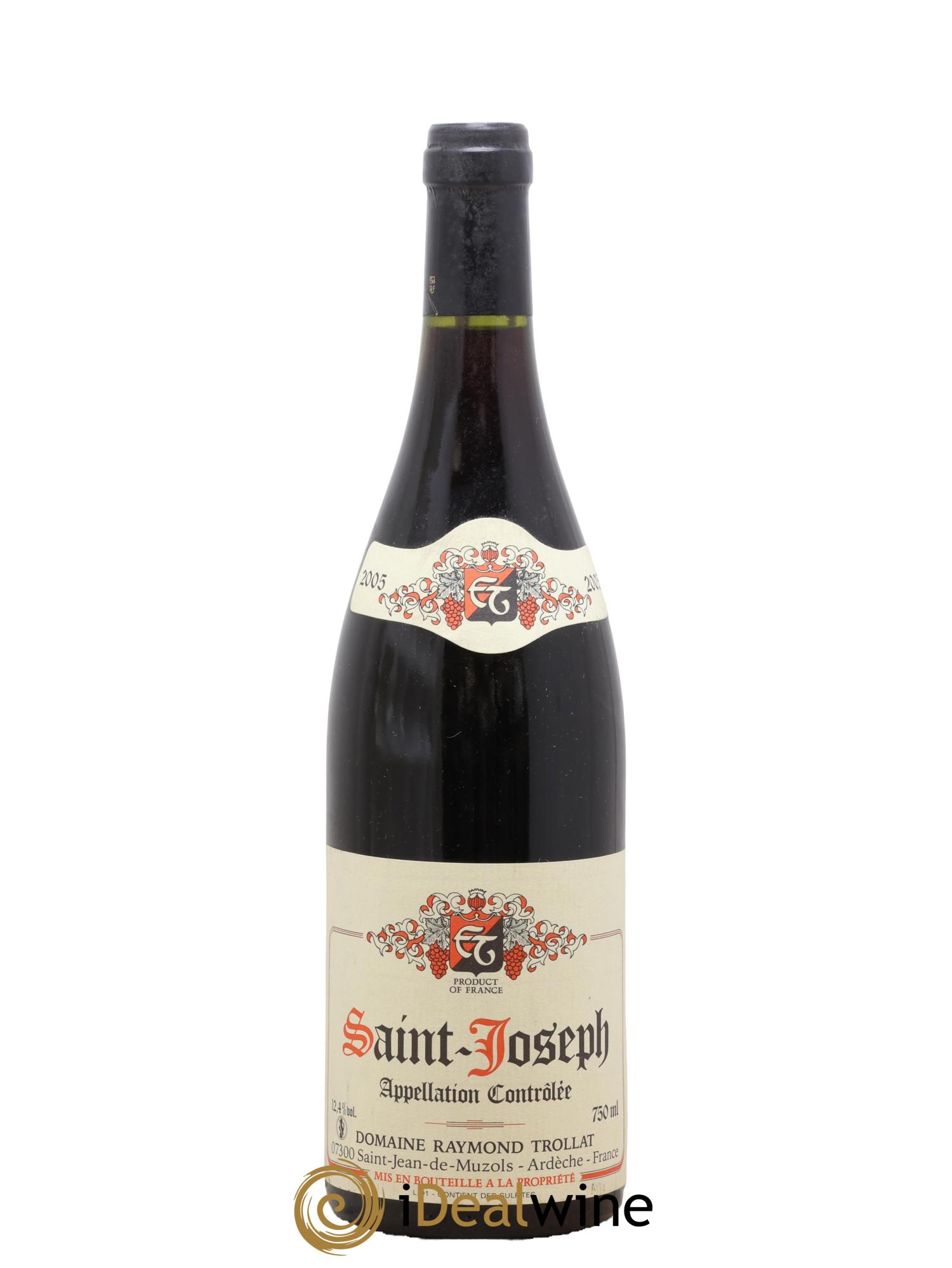 Saint-Joseph Raymond Trollat 2005 - Lot of 1 bottle - 0