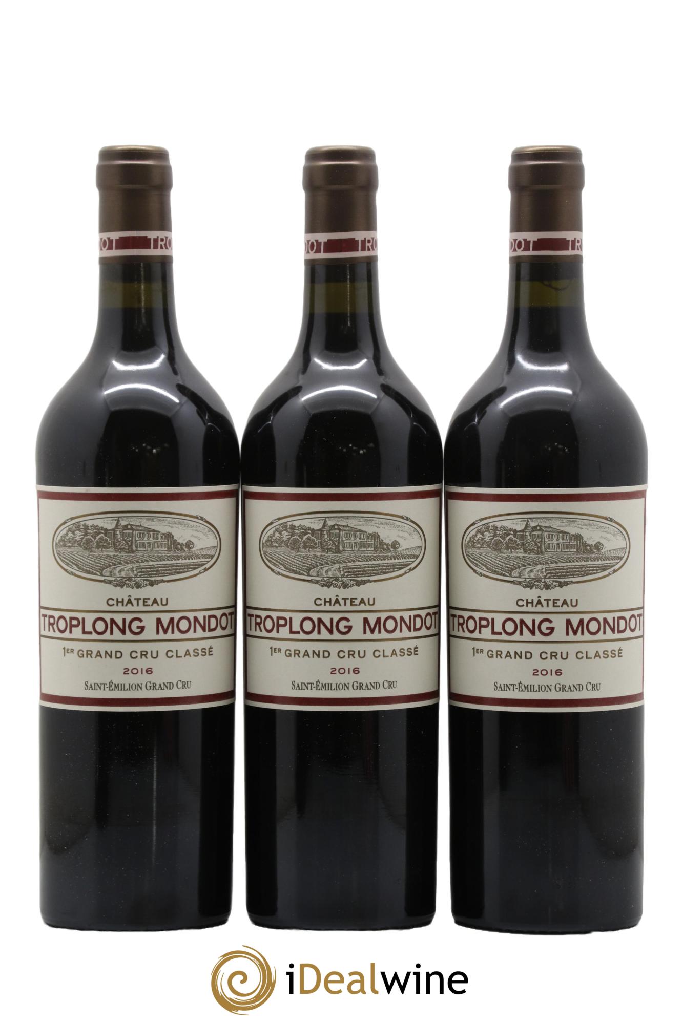 Château Troplong Mondot 1er Grand Cru Classé B 2016 - Lot de 6 bouteilles - 2