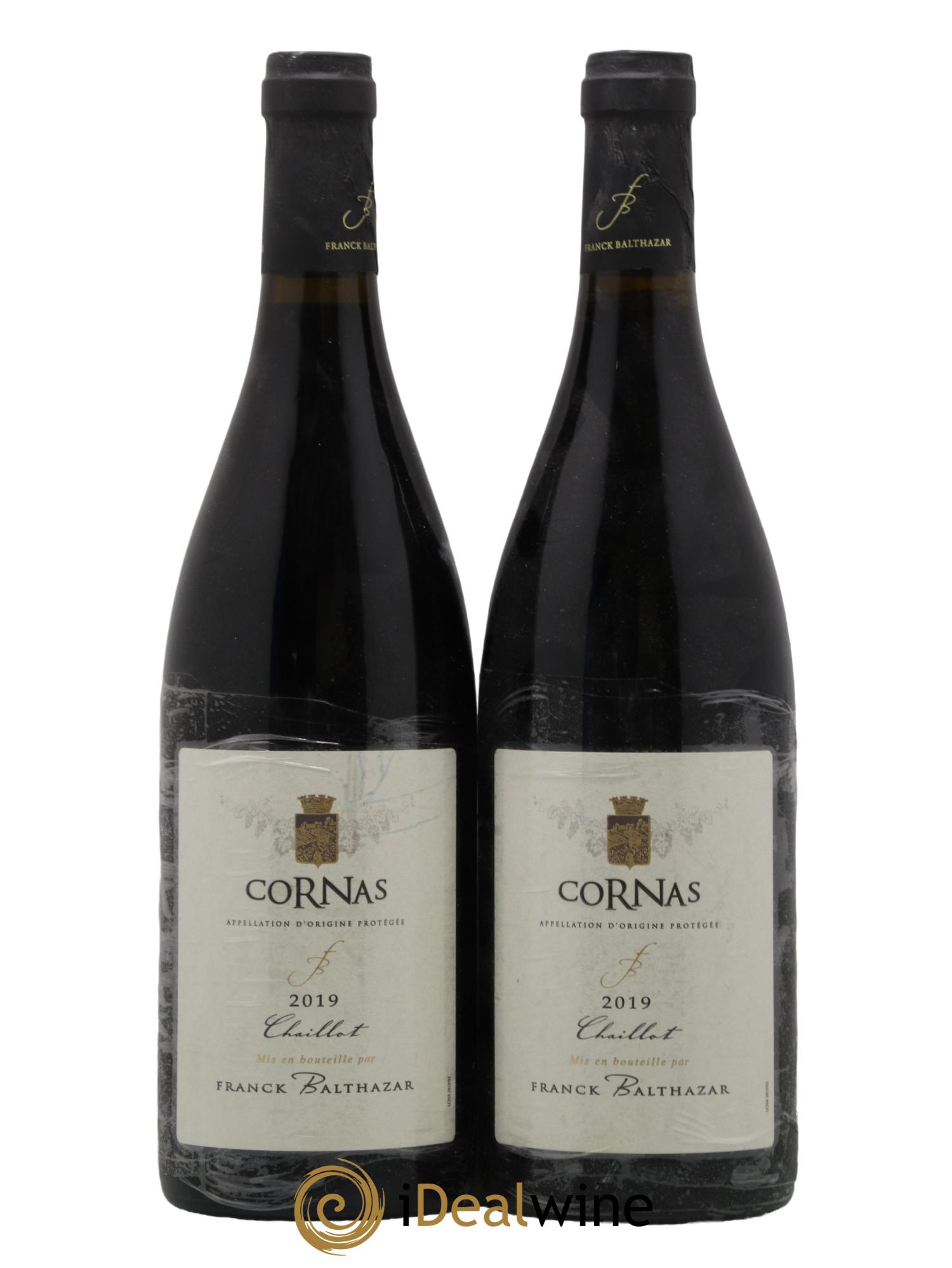 Cornas Chaillot Franck Balthazar (Domaine) 2019 - Lot de 2 bouteilles - 0