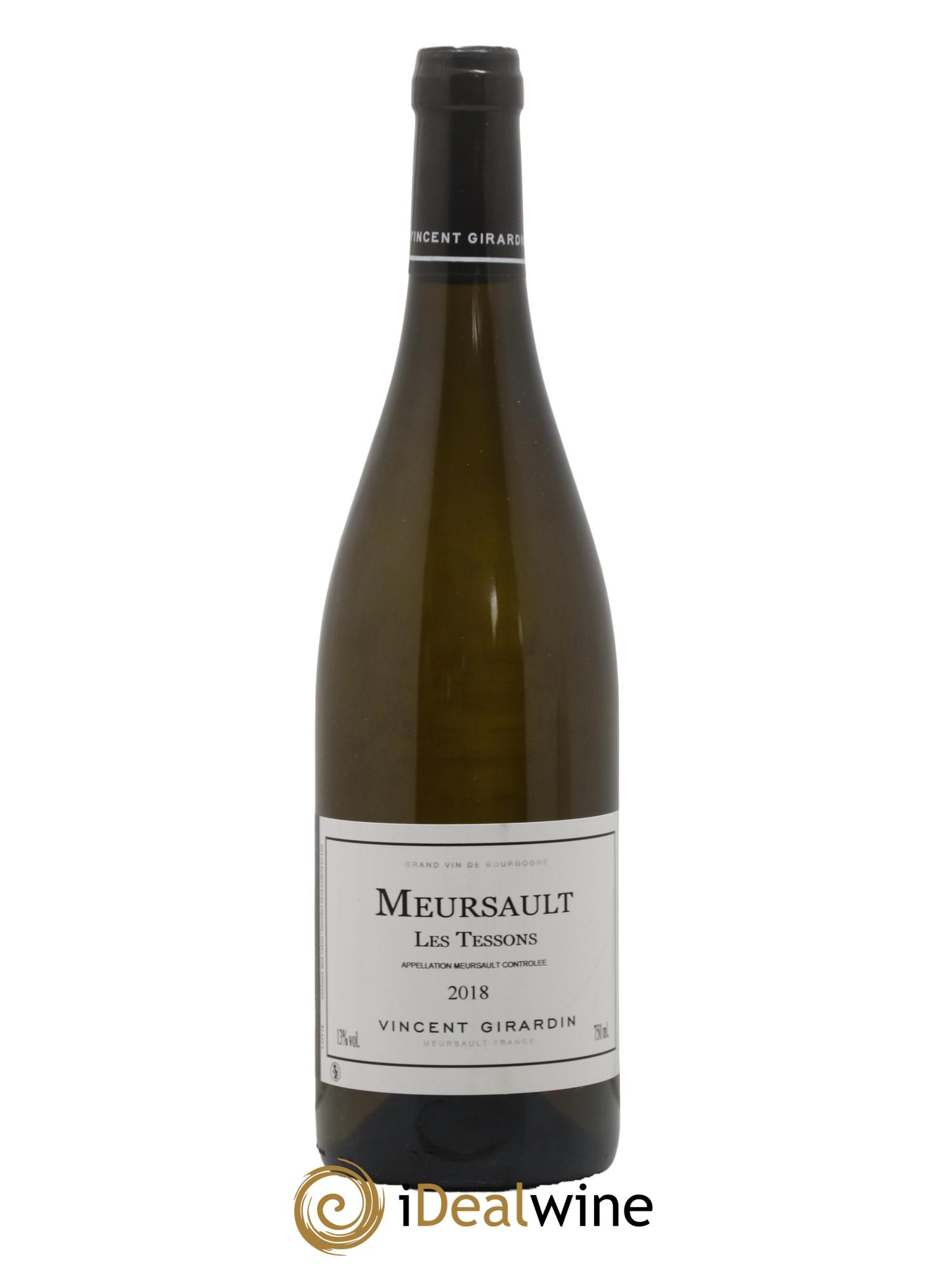 Meursault Les Tessons Vincent Girardin (Domaine) 2018 - Lot de 1 bouteille - 0