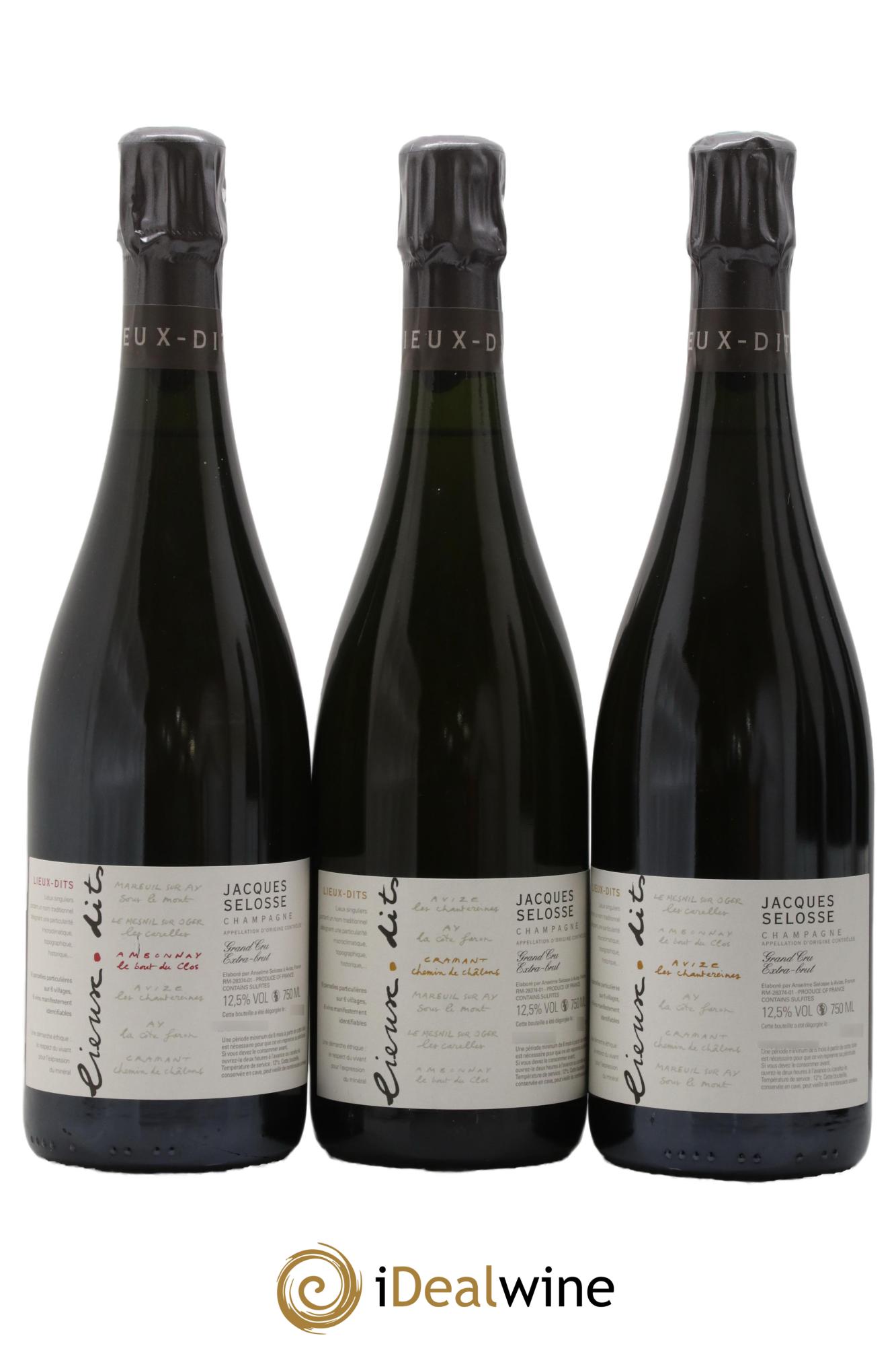 Caisse Collection Lieux-dits Jacques Selosse - Lot of 6 bottles - 2