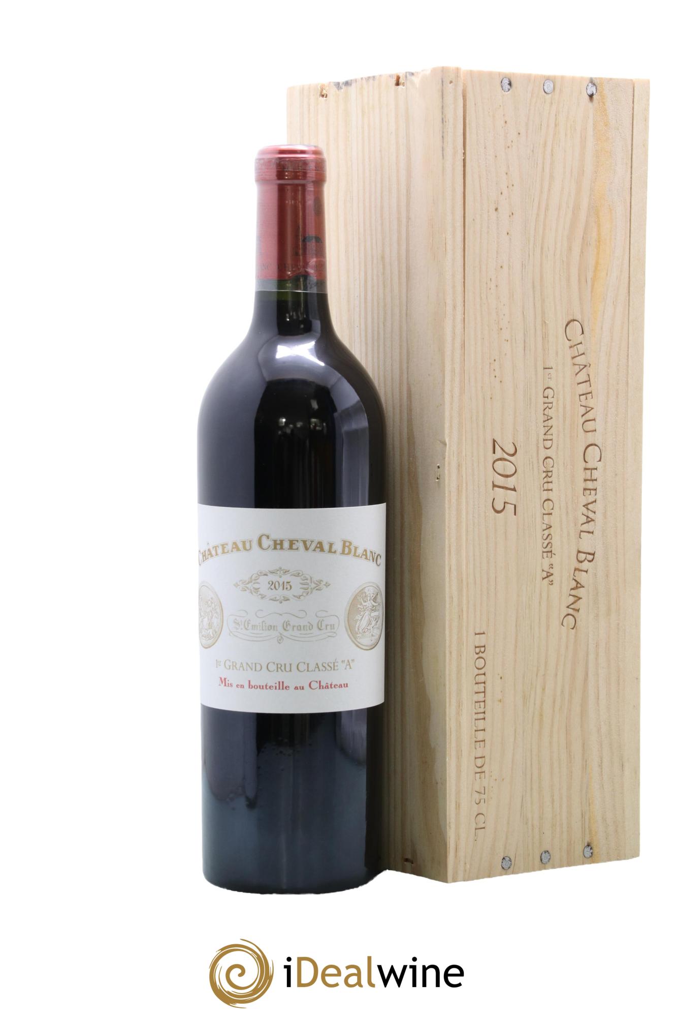 Château Cheval Blanc 1er Grand Cru Classé A 2015 - Lot de 1 bouteille - 0