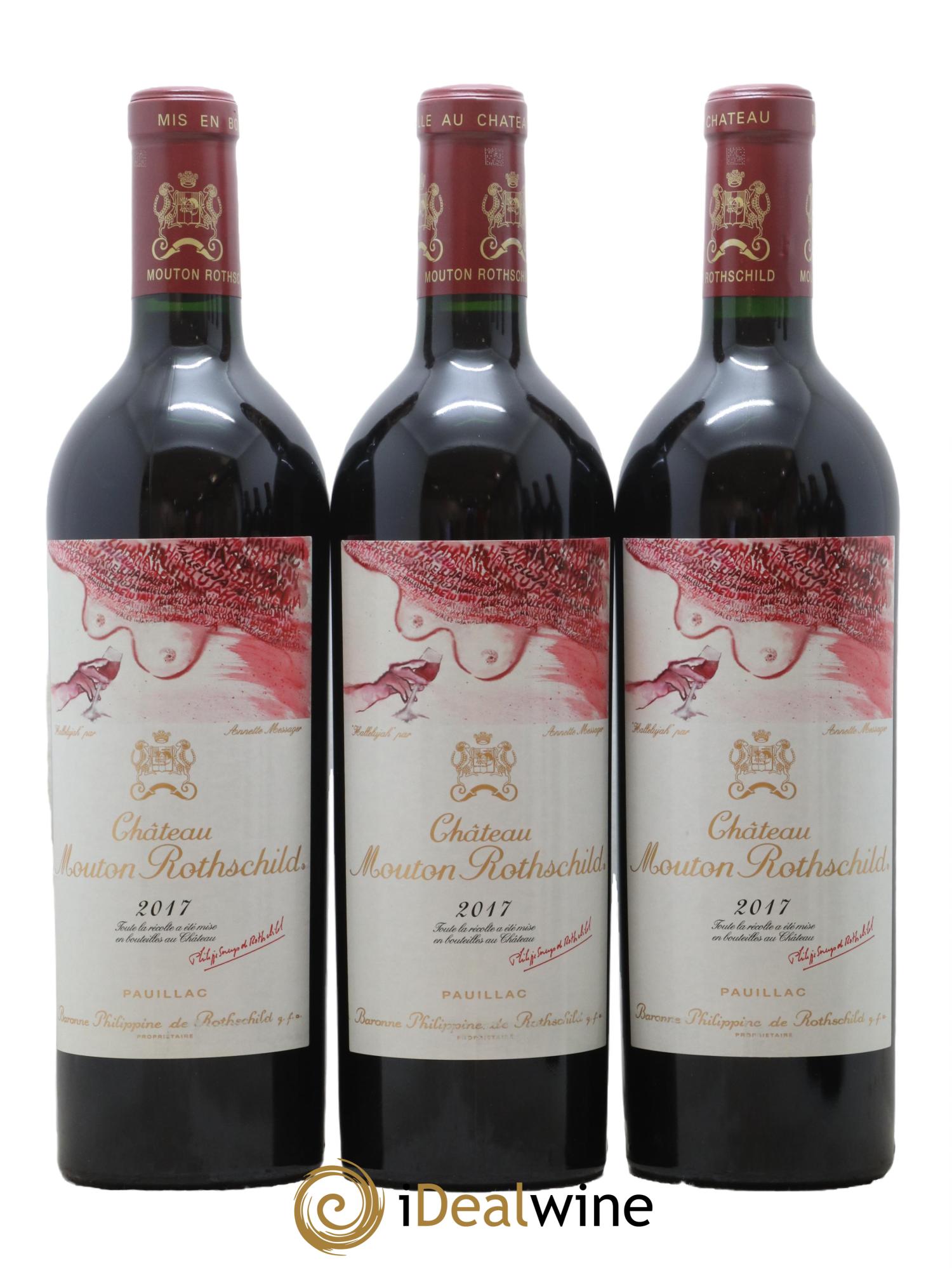 Château Mouton Rothschild 1er Grand Cru Classé  2017 - Lot of 6 bottles - 1