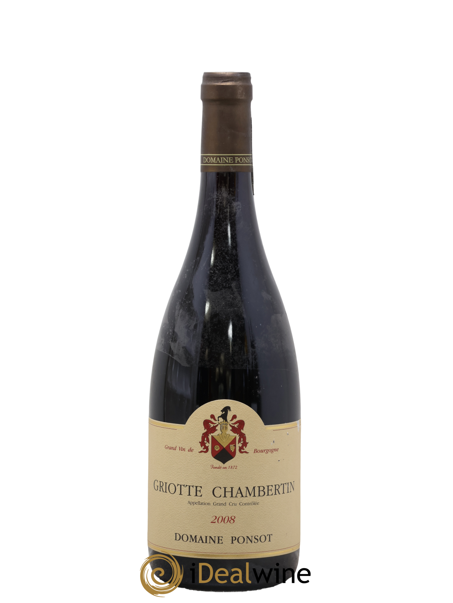 Griotte-Chambertin Grand Cru Ponsot (Domaine) 2008 - Lot de 1 bouteille - 0