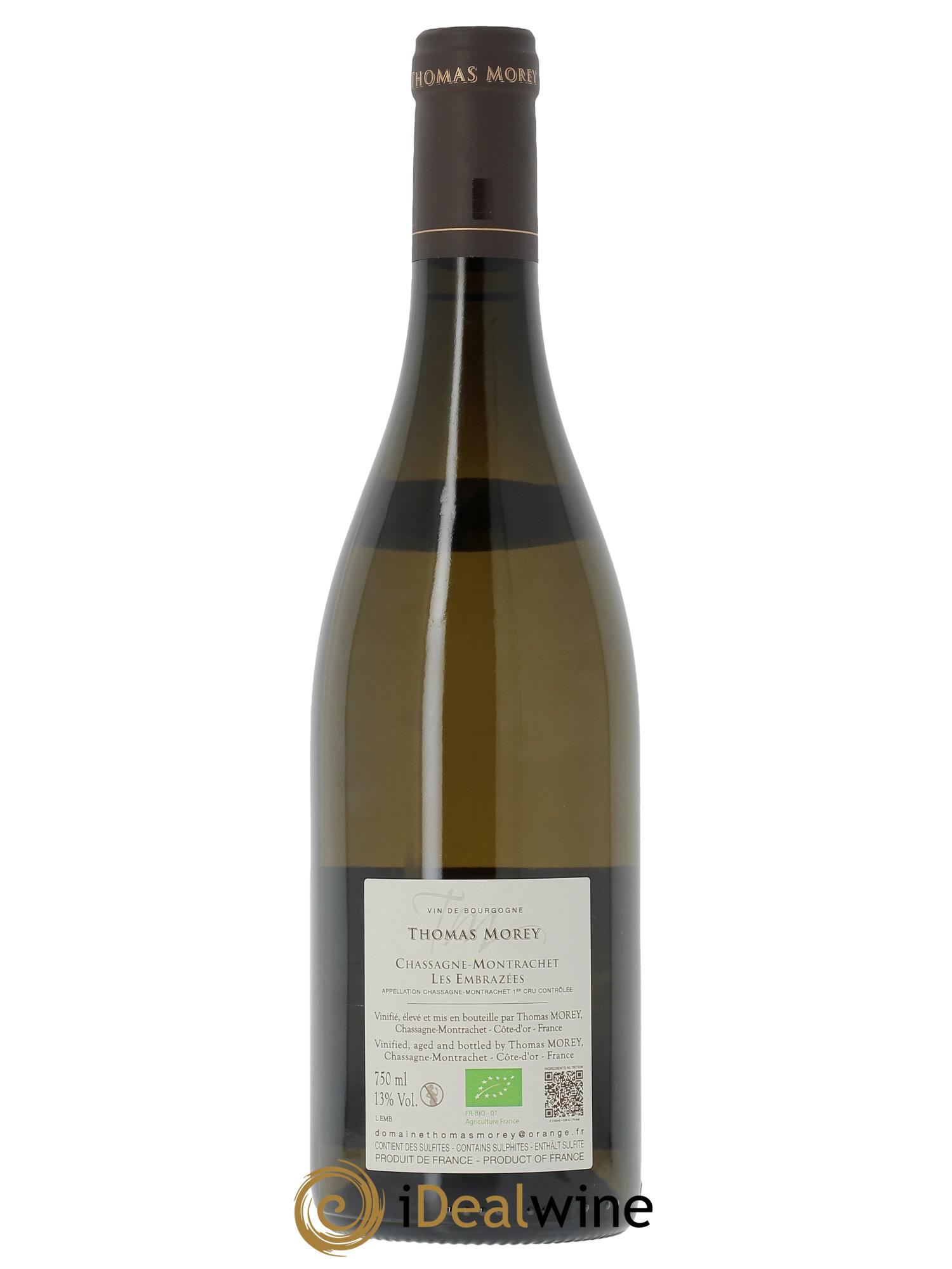 Chassagne-Montrachet 1er Cru Les Embrazées Thomas Morey  2024 - Lotto di 1 bottiglia - 1