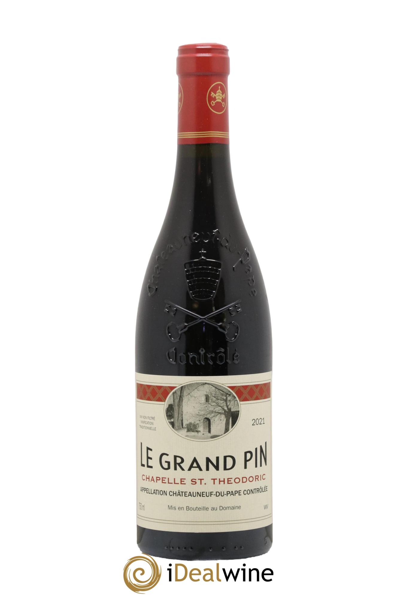 Châteauneuf-du-Pape Cuvée Le Grand Pin Chapelle Saint Theodoric 2021 - Lot de 1 bouteille - 0