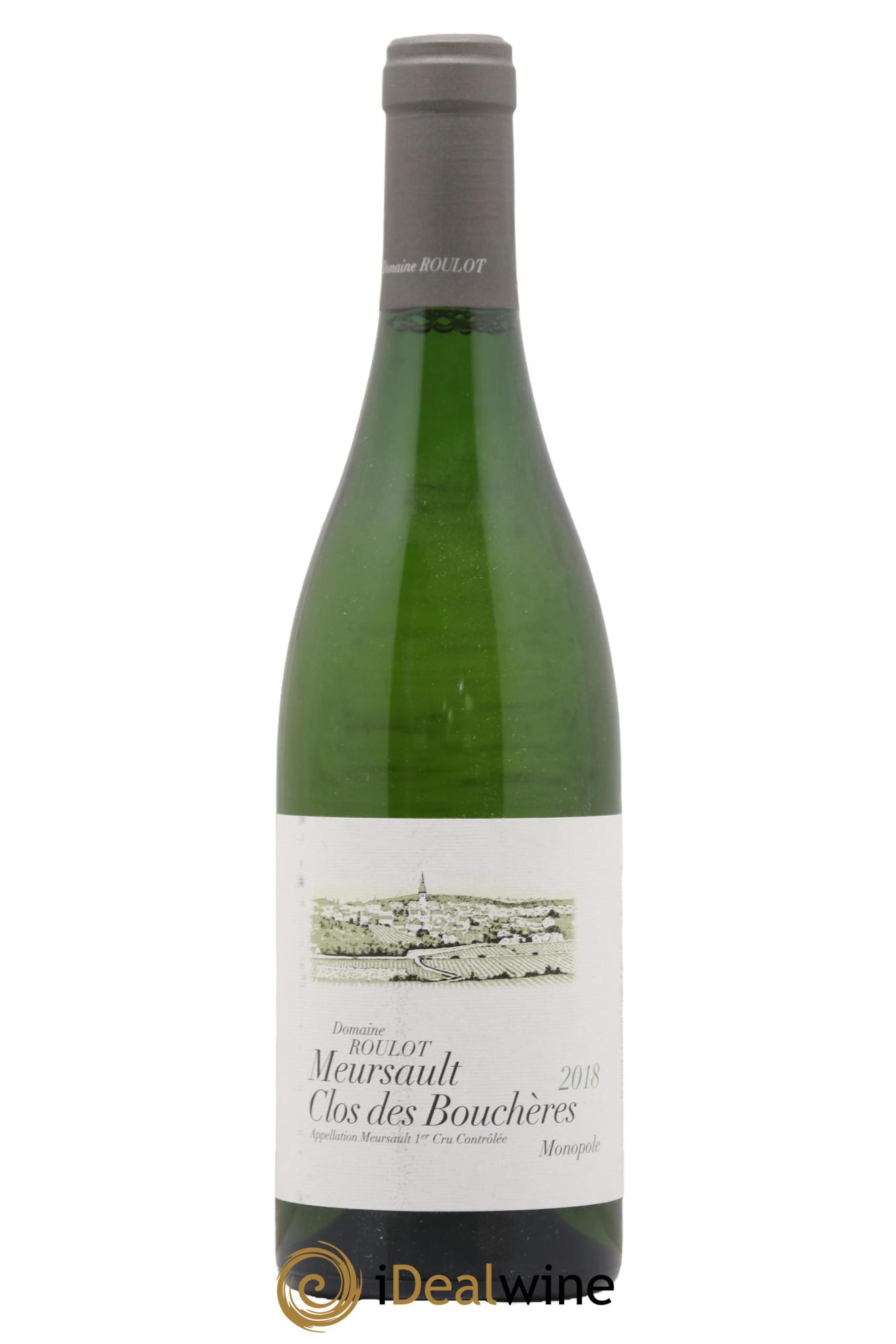 Meursault 1er Cru Clos des Bouchères Roulot (Domaine) 2018 - Lot de 1 bouteille - 0