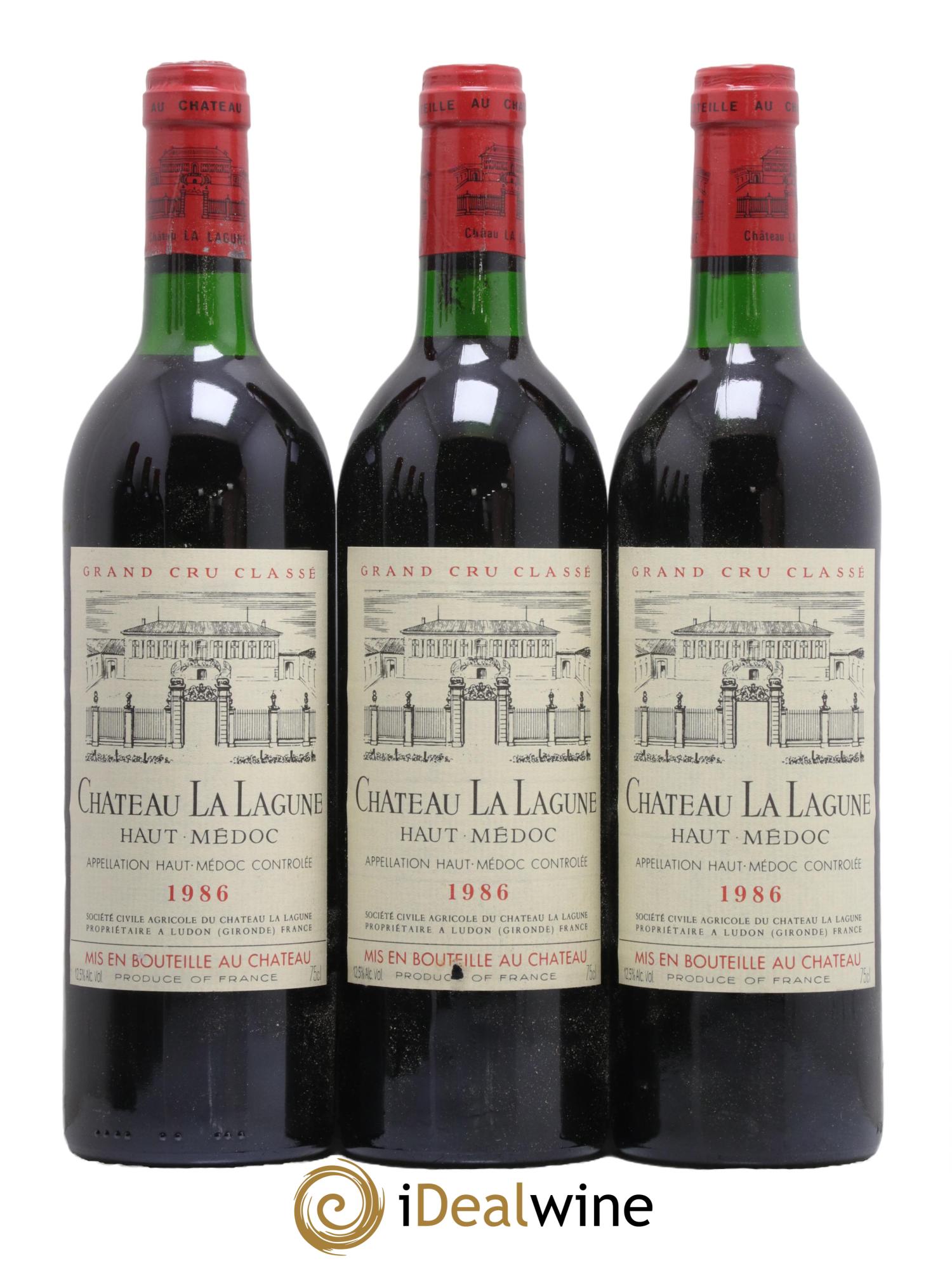 Château la Lagune 3ème Grand Cru Classé 1986 - Lot de 12 bouteilles - 3