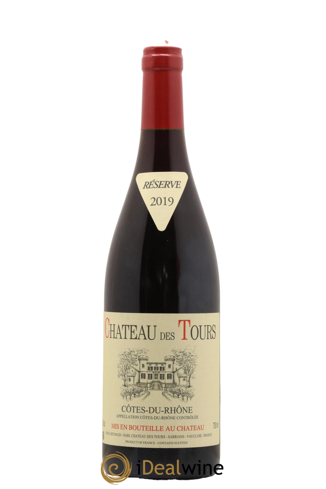 Côtes-du-Rhône Château des Tours Emmanuel Reynaud 2019 - Lot de 1 bouteille - 0