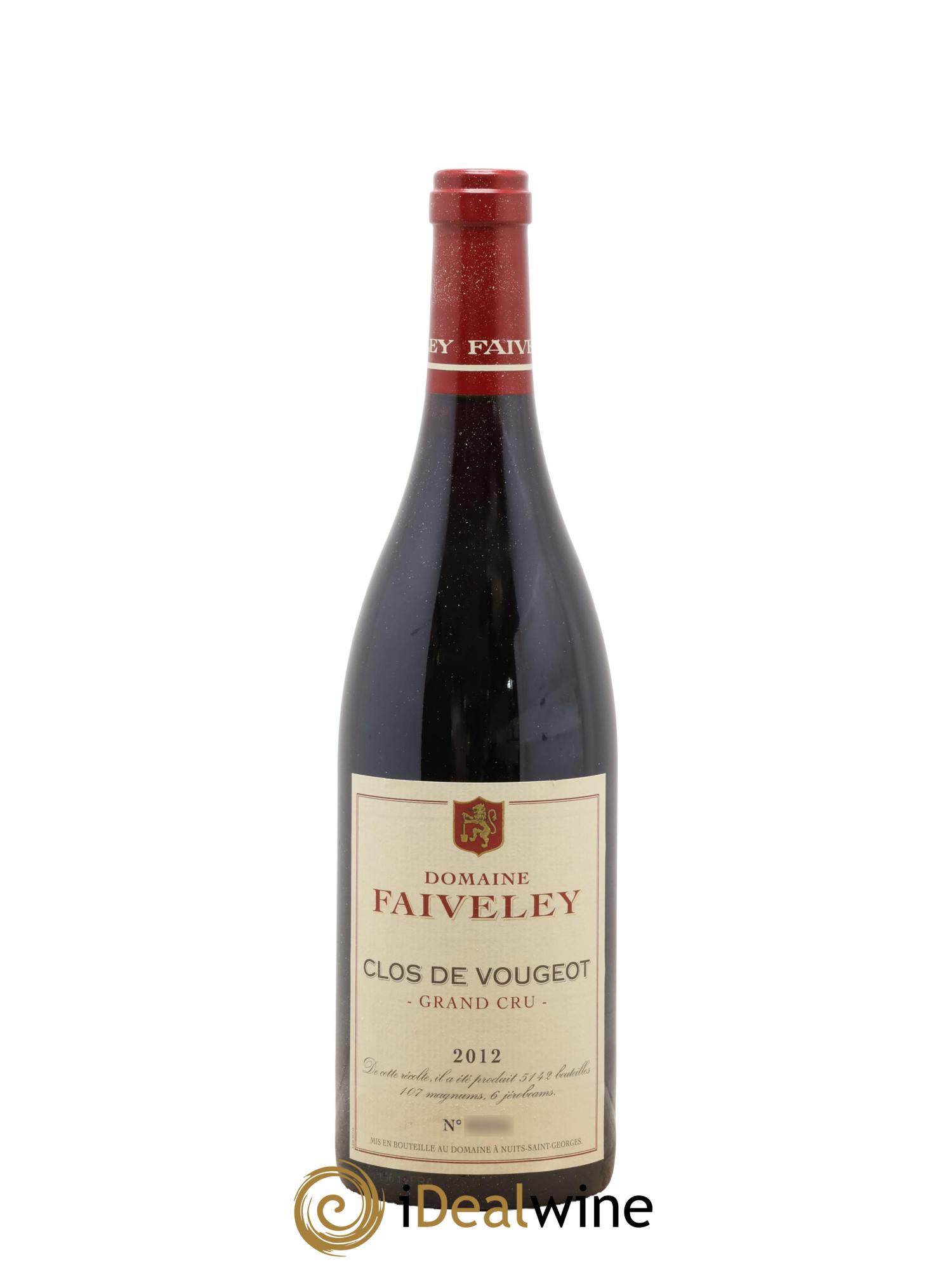 Clos de Vougeot Grand Cru Faiveley 2012 - Lotto di 1 bottiglia - 0