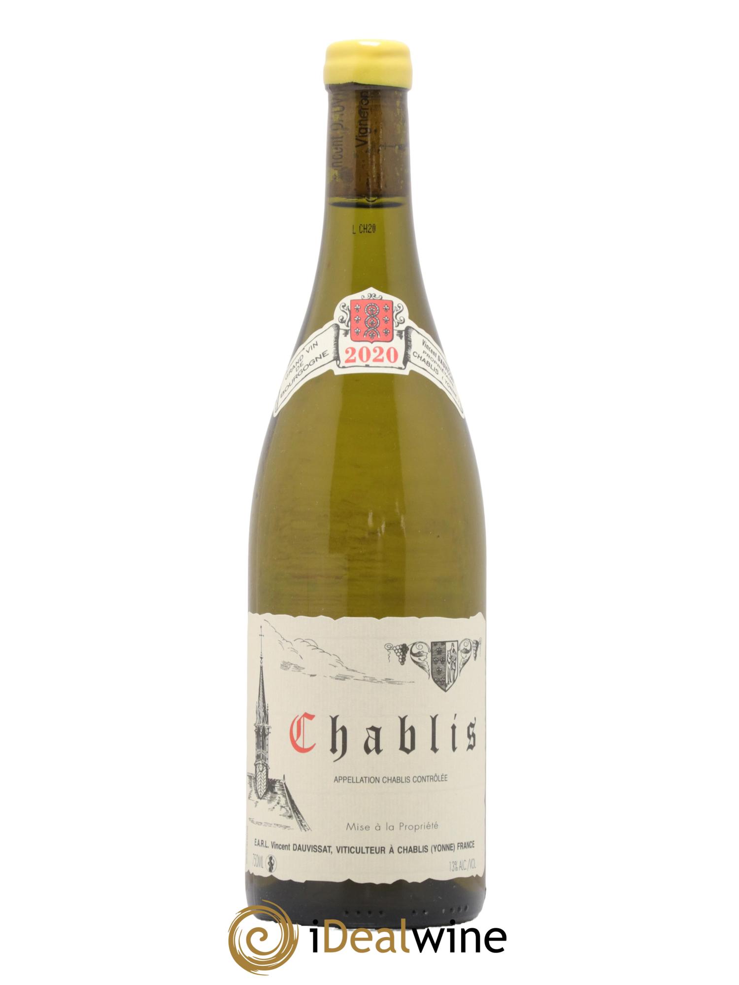 Chablis Vincent Dauvissat (Domaine) 2020 - Lot de 1 bouteille - 0