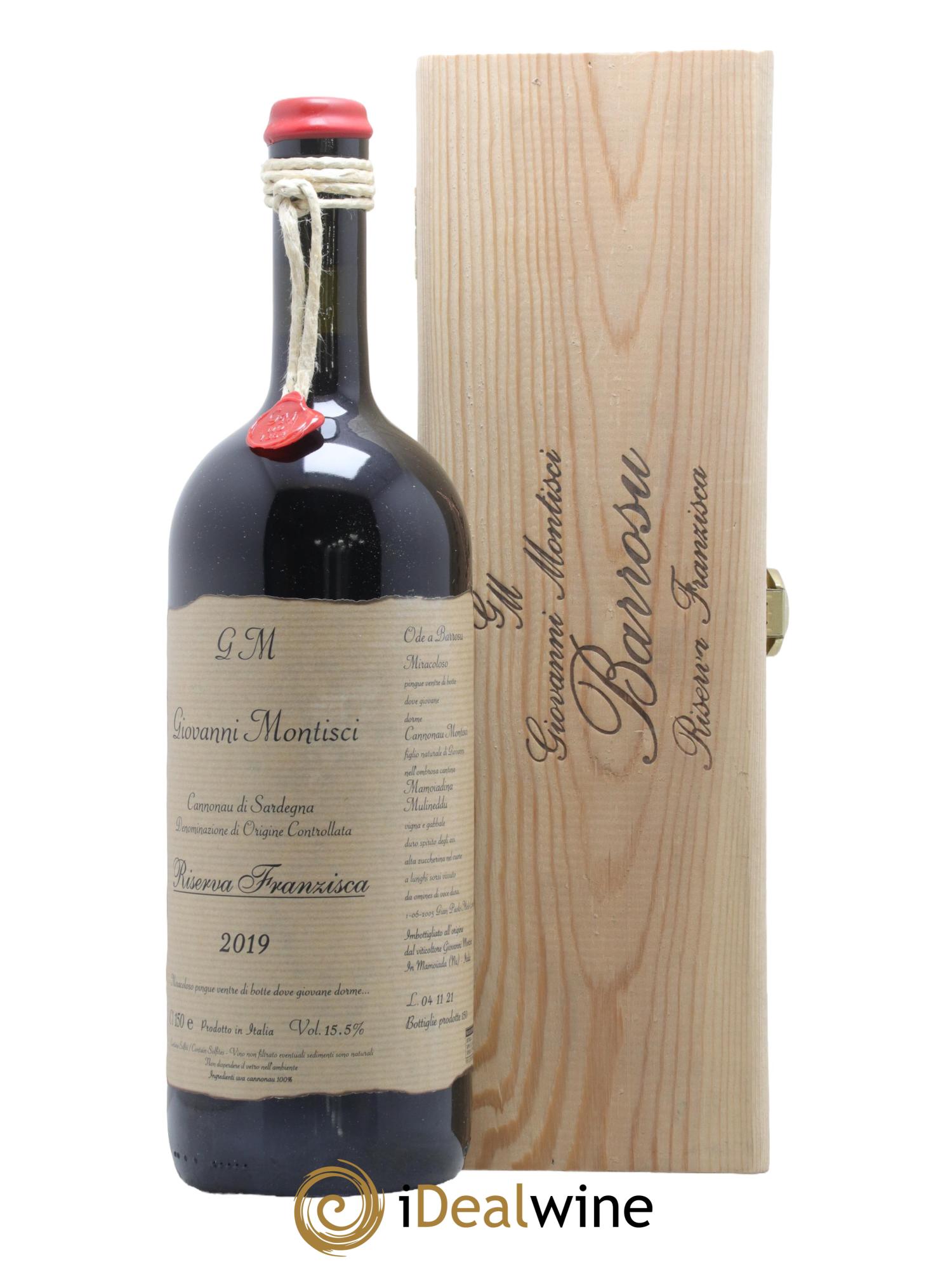 Sardaigne Cannonau di Sardegna Riserva Franzisca Giovanni Montisci 2019 - Lot de 1 magnum - 0
