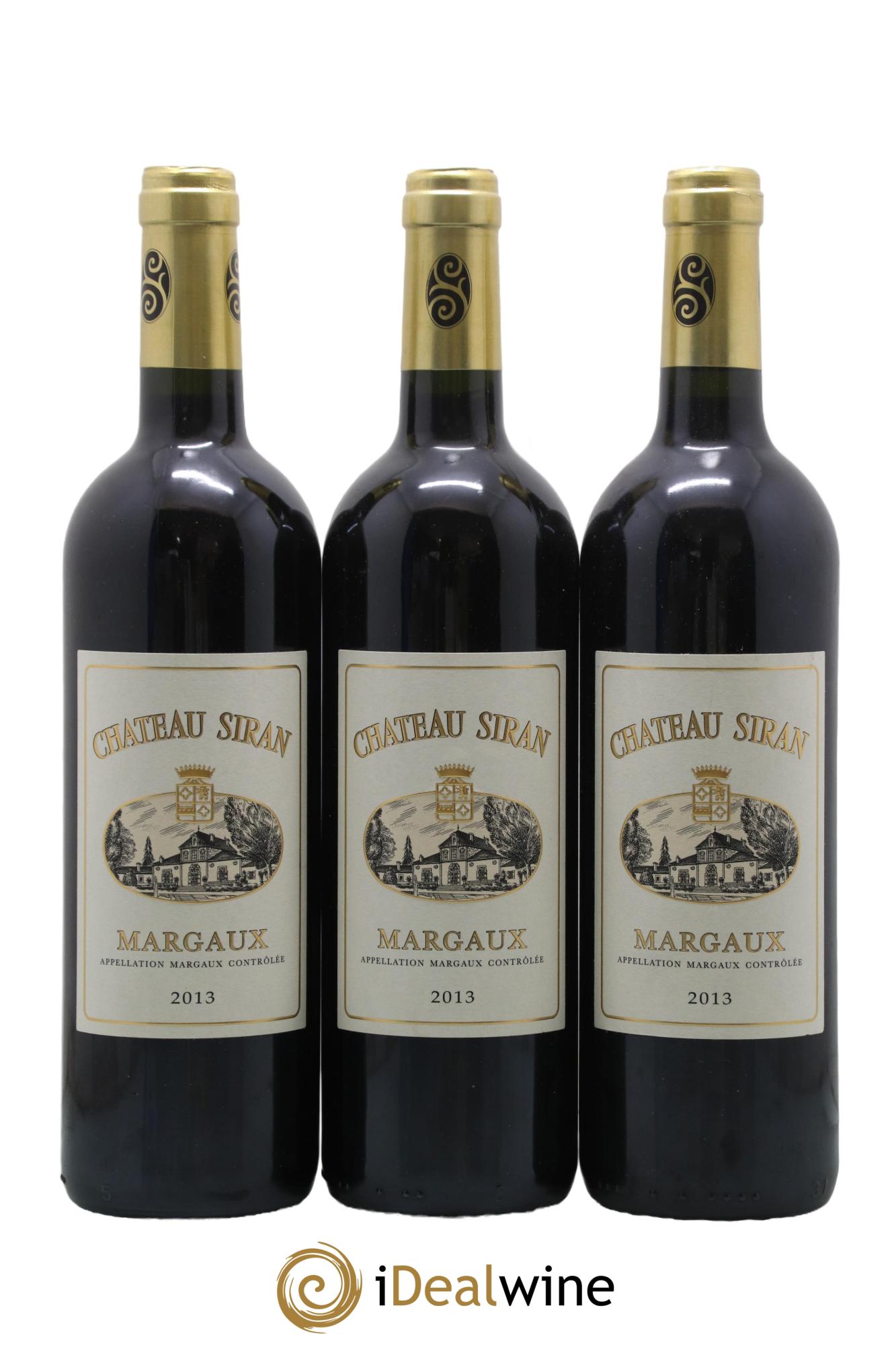 Château Siran  2013 - Lot of 3 bottles - 0