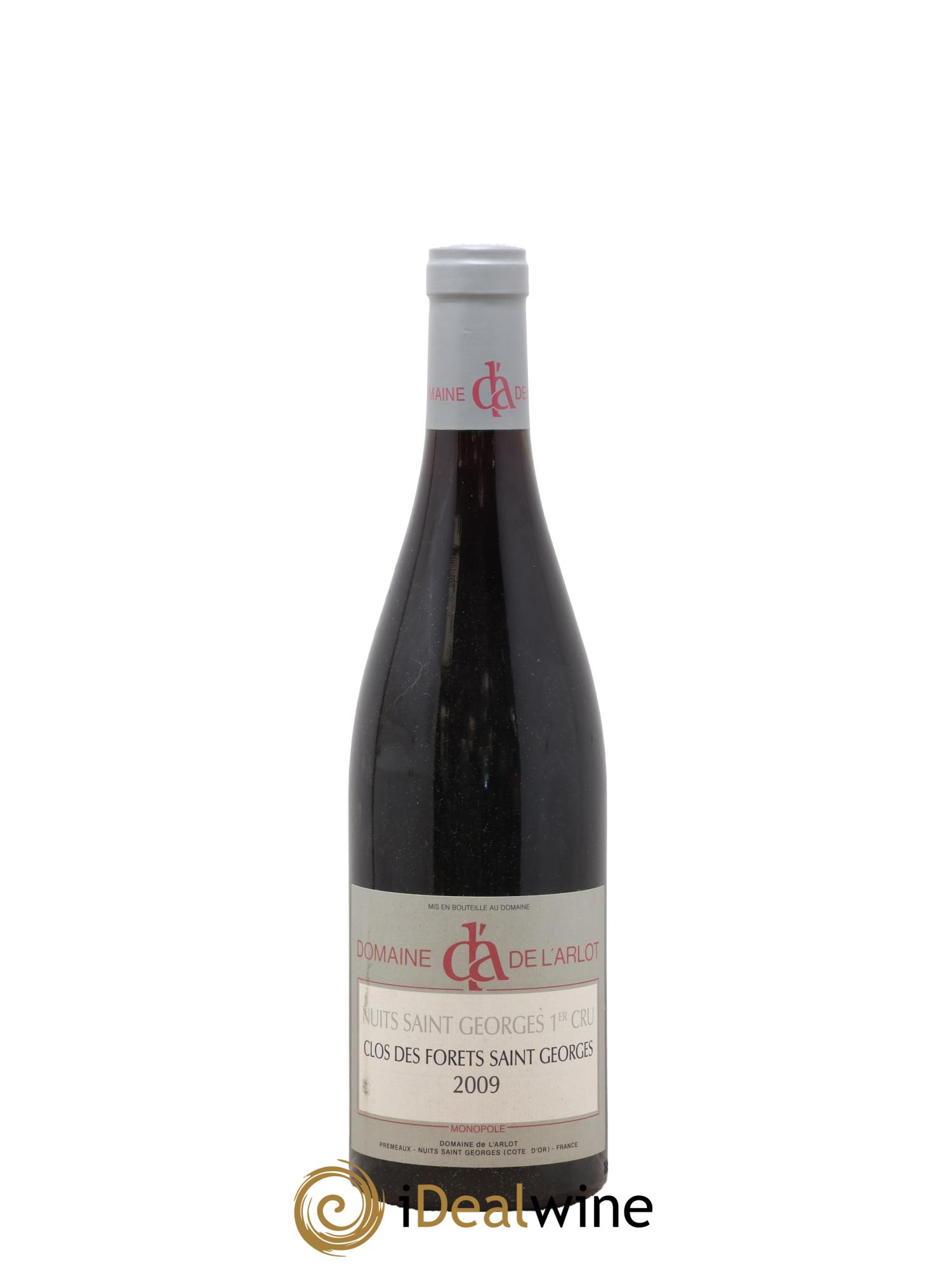 Nuits-Saint-Georges 1er Cru Clos des Forêts Saint-Georges Domaine de l'Arlot 2009 - Lot de 1 bouteille - 0
