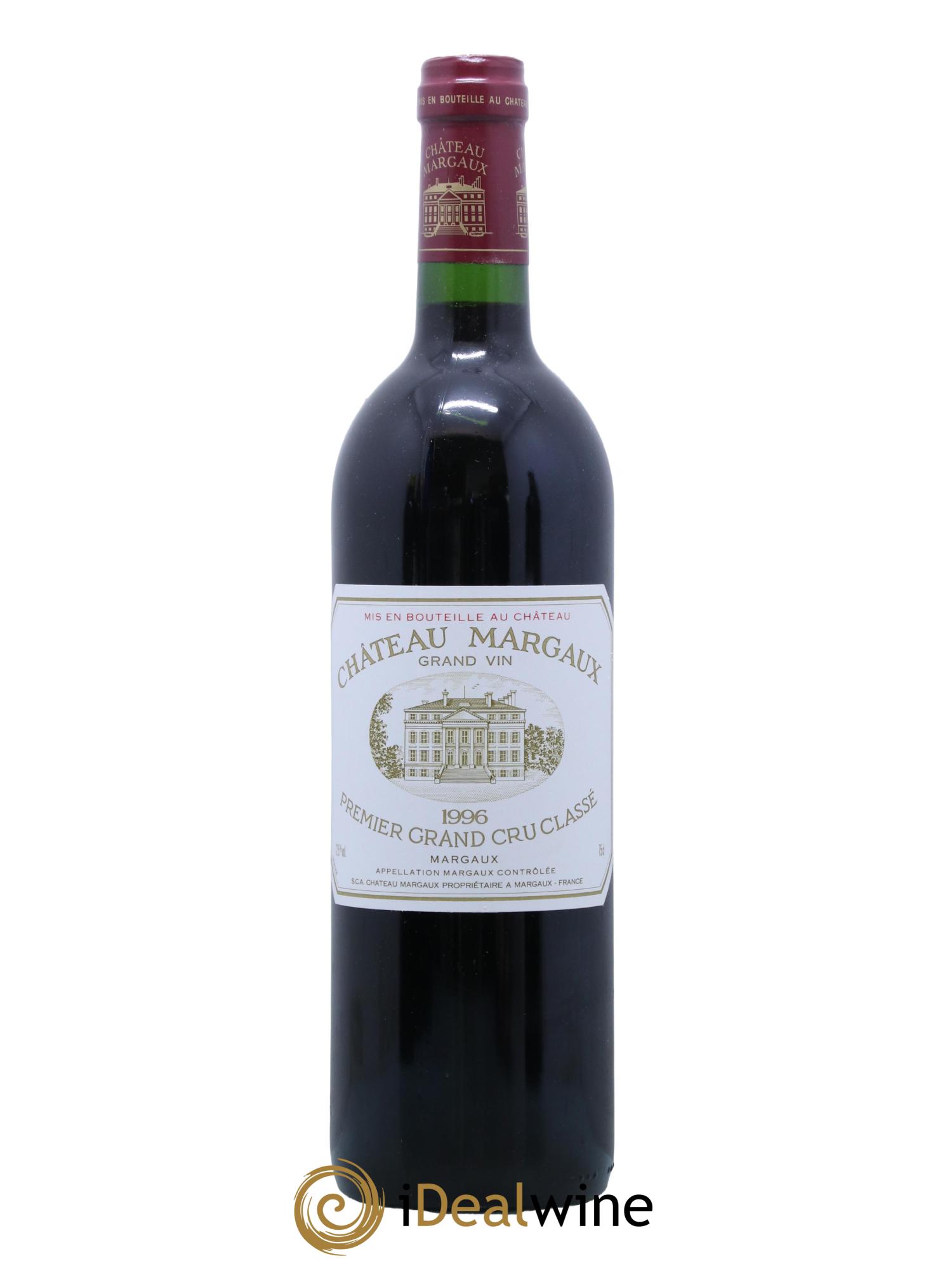 Château Margaux 1er Grand Cru Classé 1996 - Lot de 1 bouteille - 0