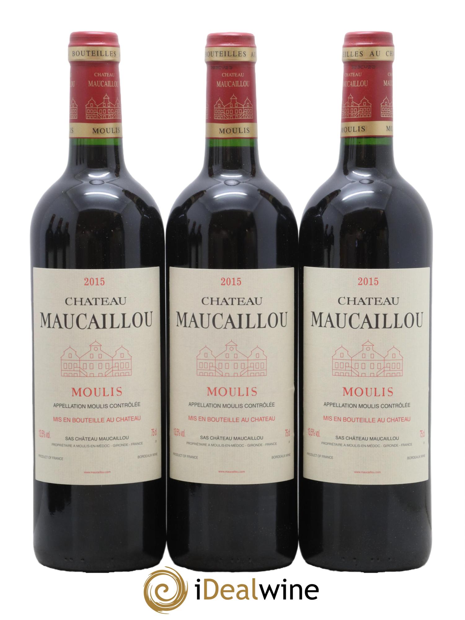 Château Maucaillou 2015 - Lot de 6 bouteilles - 1