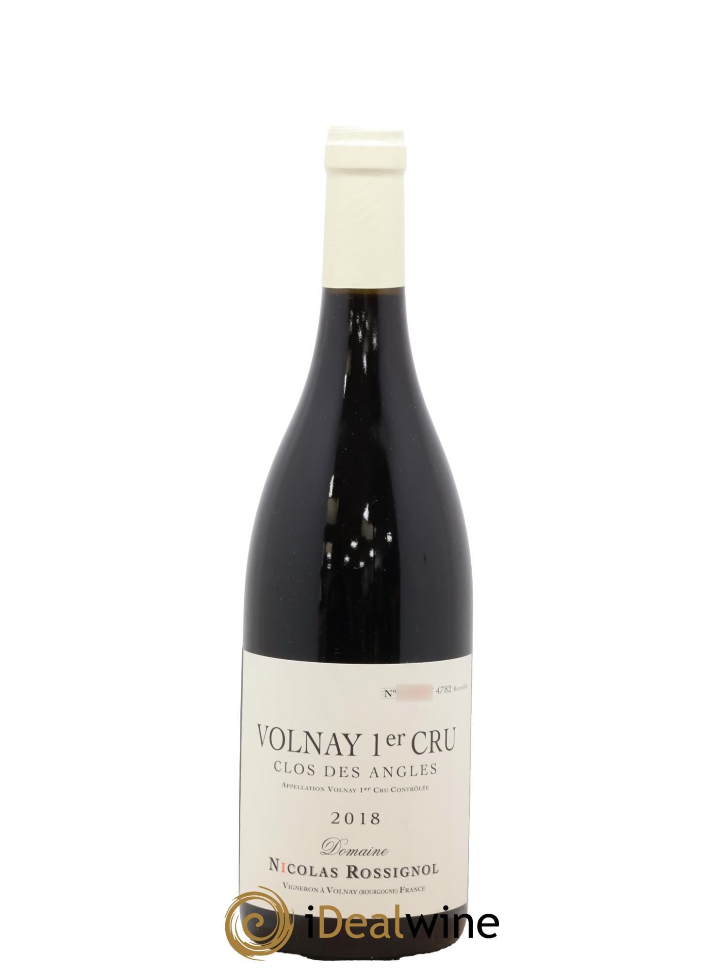Volnay 1er Cru Clos des Angles Nicolas Rossignol 2018 - Lot de 1 bouteille - 0