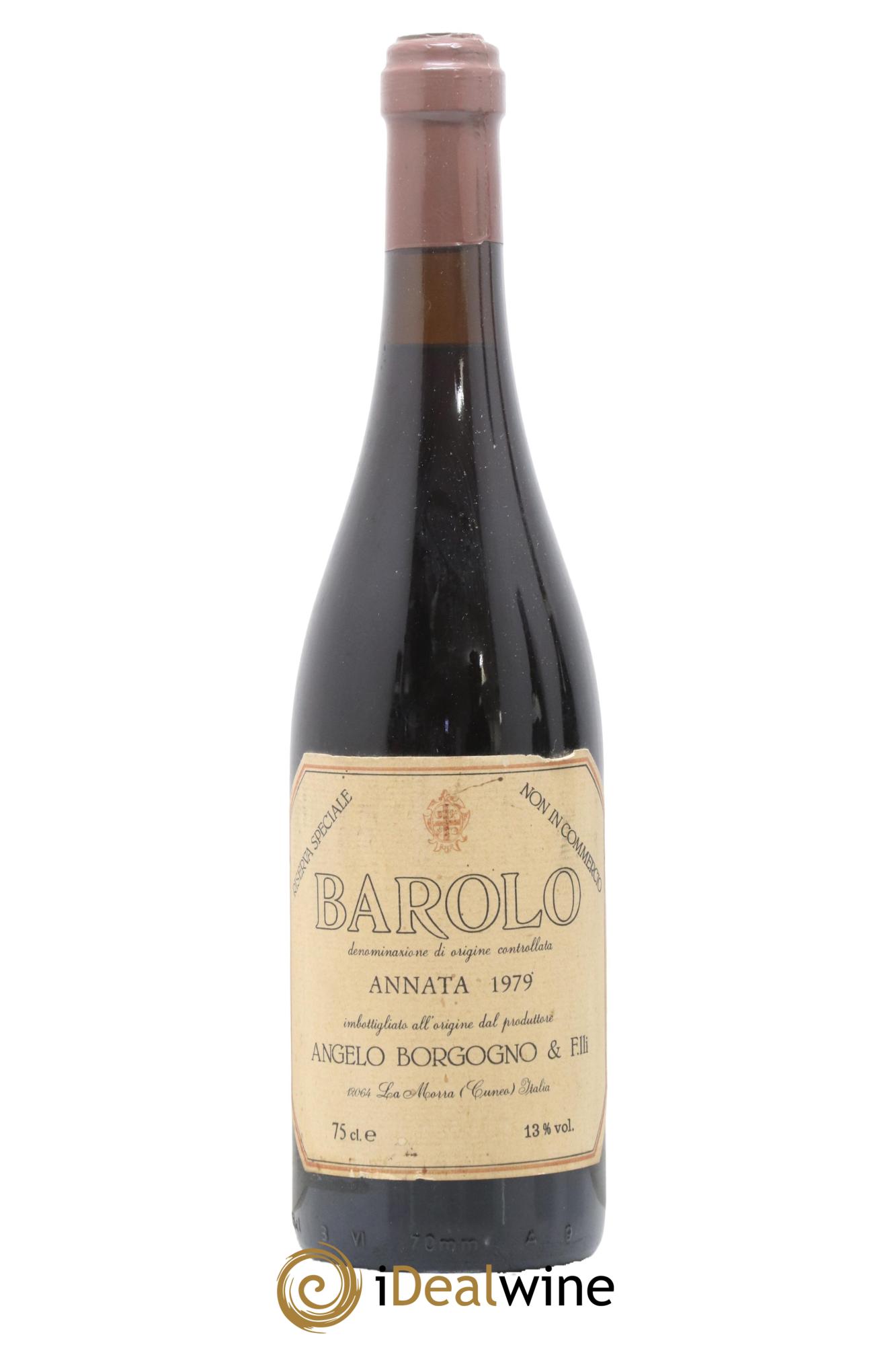 Barolo Riserva Speciale Borgogno Angelo 1979 - Lot de 1 bouteille - 0