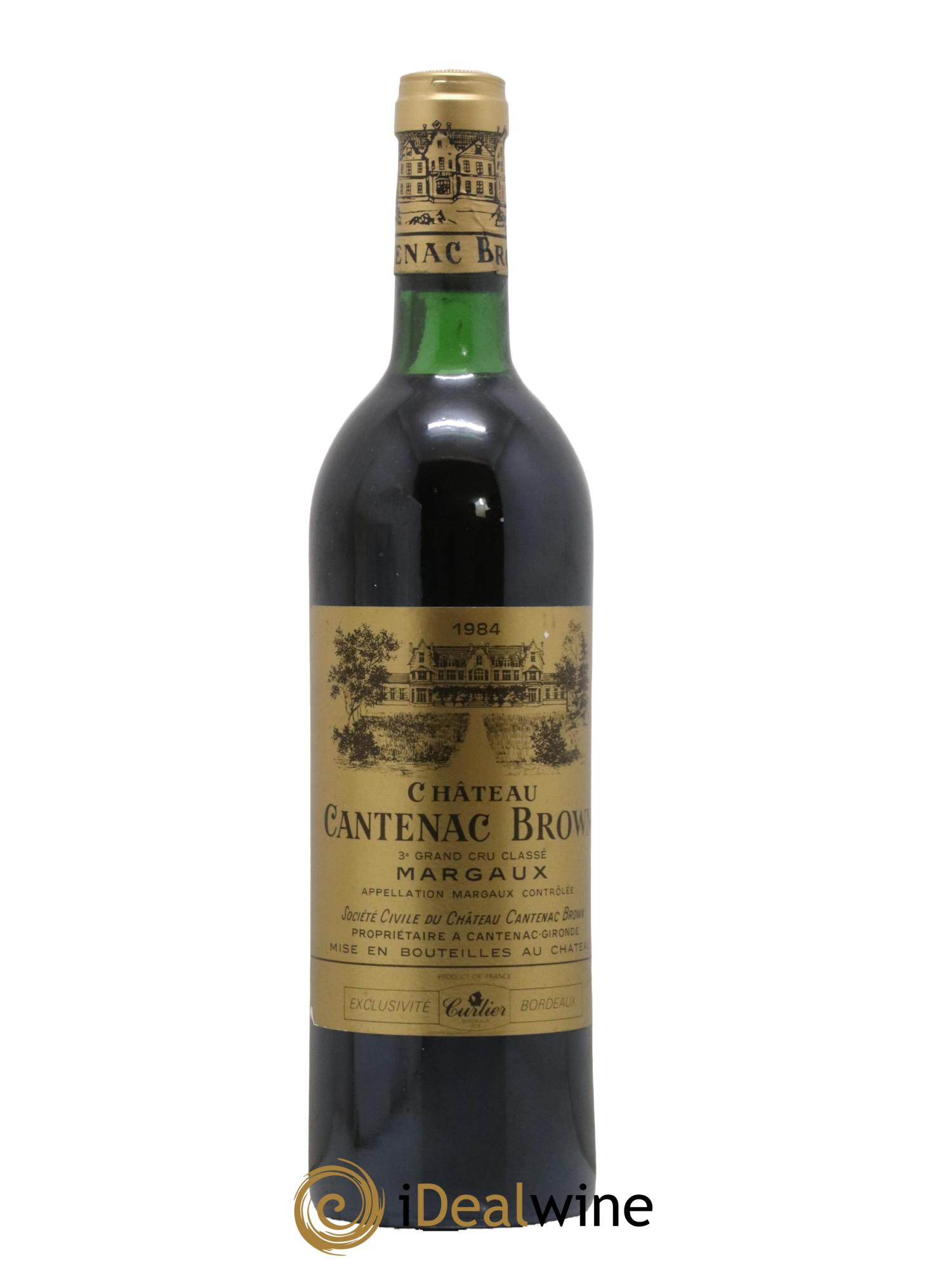 Château Cantenac Brown 3ème Grand Cru Classé 1984 - Lot de 1 bouteille - 0
