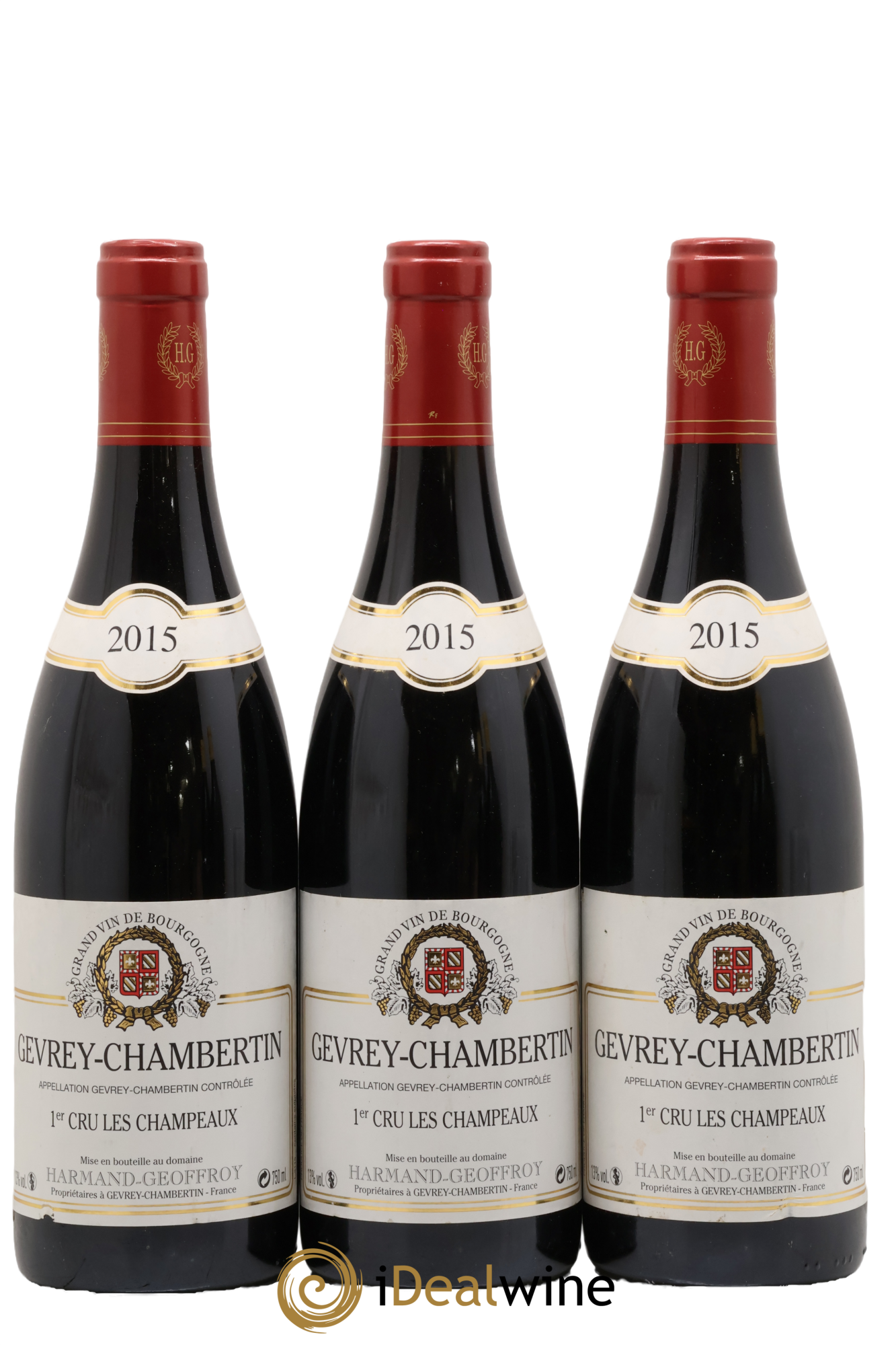 Gevrey-Chambertin 1er Cru Les Champeaux Harmand-Geoffroy (Domaine) 2015 - Lot de 3 bouteilles - 0
