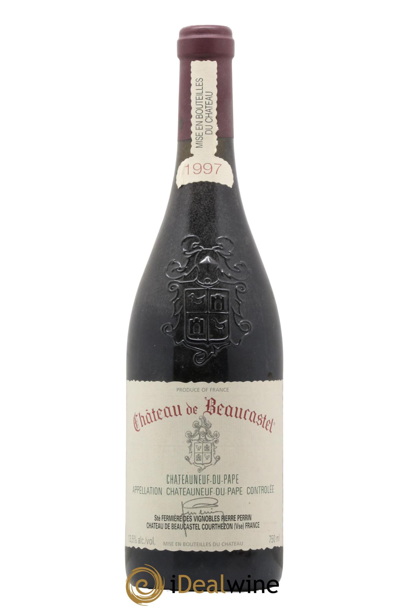 Châteauneuf-du-Pape Château de Beaucastel Famille Perrin 1997 - Lot de 1 bouteille - 0