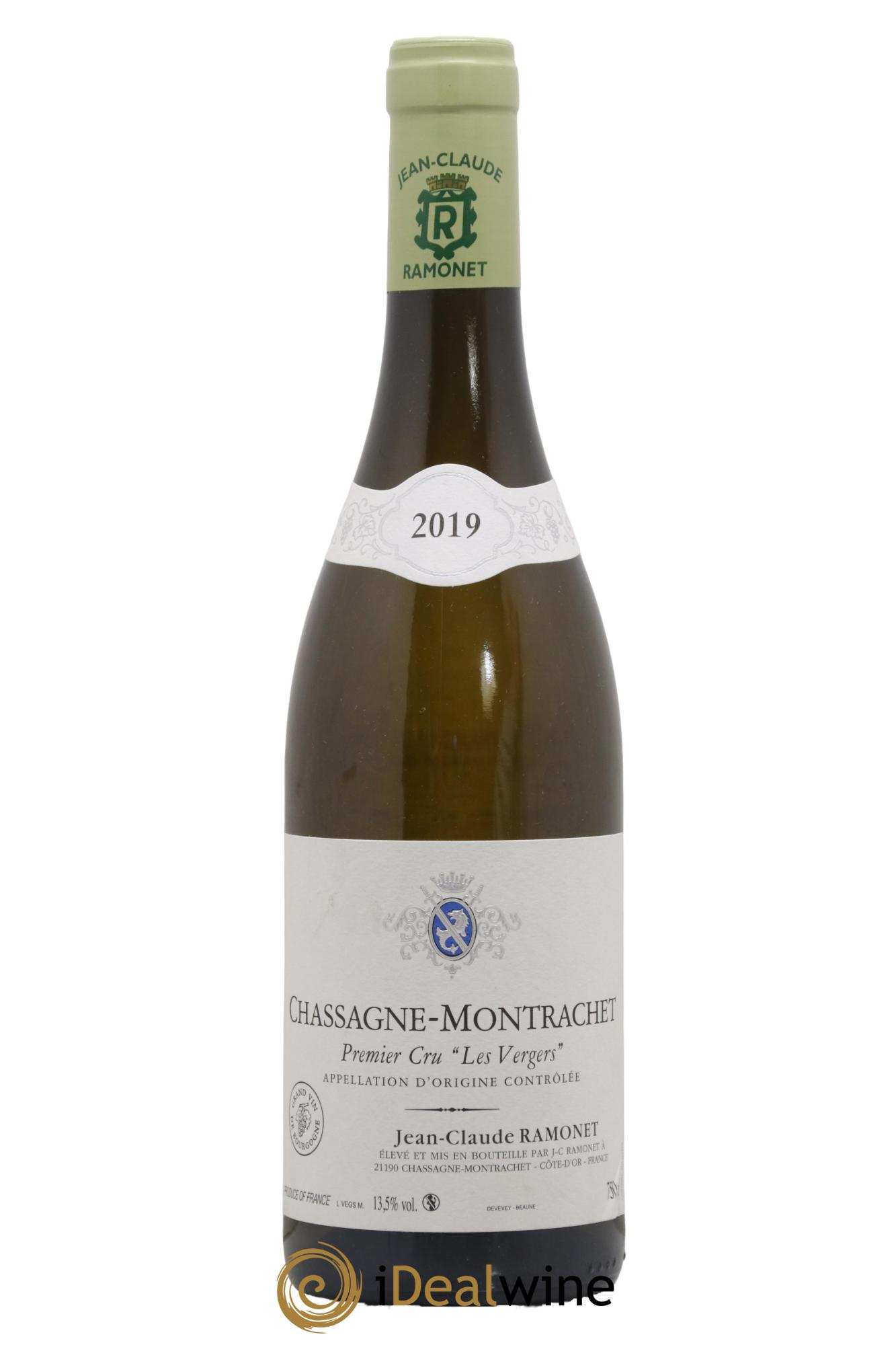 Chassagne-Montrachet 1er Cru Les Vergers Ramonet (Domaine) 2019 - Lot de 1 bouteille - 0