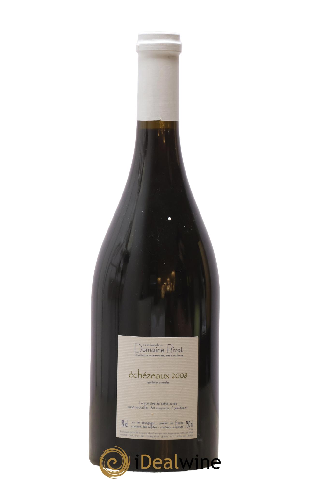 Echezeaux Grand Cru Bizot (Domaine) 2008 - Lot de 1 bouteille - 1