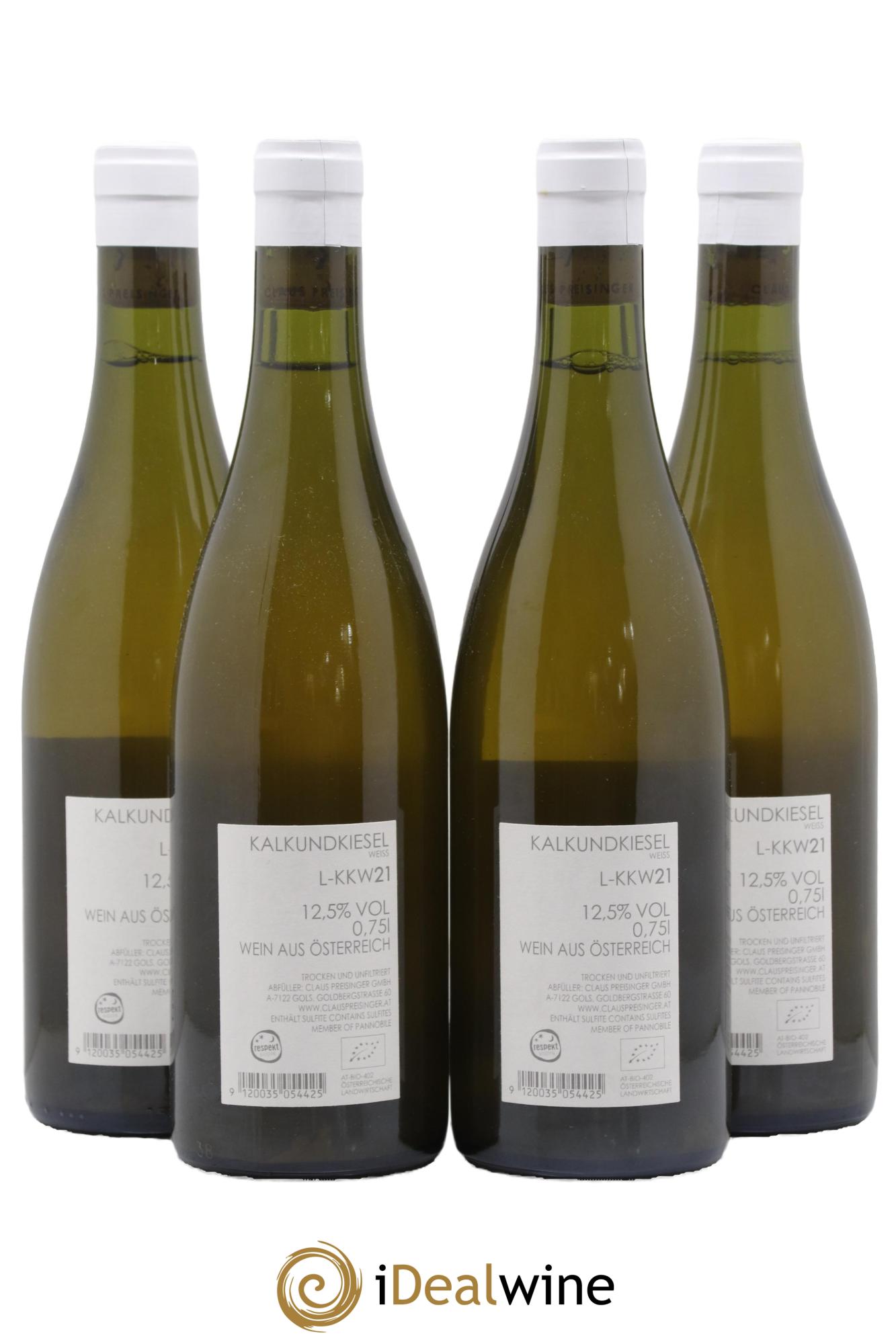 Autriche Kalkundkiesel Claus Preisinger 2021 - Lotto di 4 bottiglie - 1