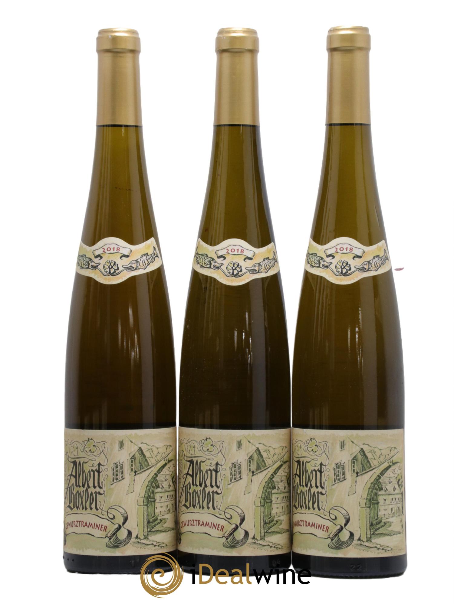 Alsace Gewurztraminer Albert Boxler 2018 - Lot de 3 bouteilles - 0