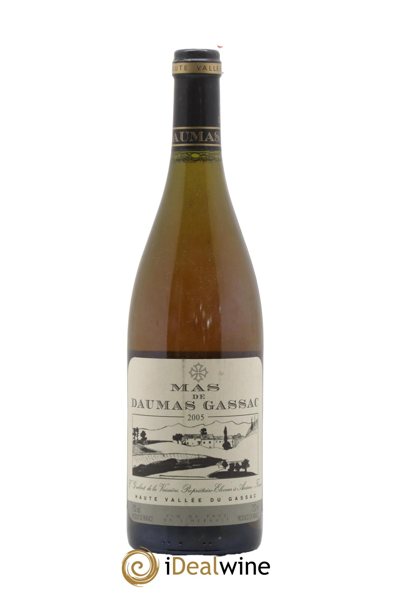 IGP Pays d'Hérault (Vin de Pays de l'Hérault) Mas de Daumas Gassac 2005 - Lot of 1 bottle - 0