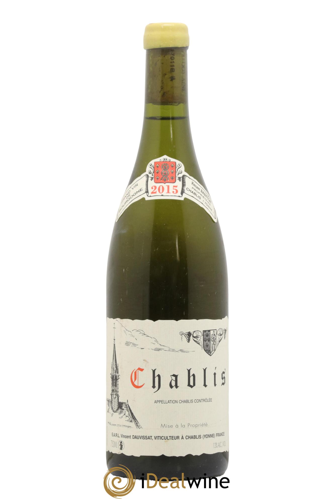 Chablis Vincent Dauvissat (Domaine) 2015 - Lot de 1 bouteille - 0