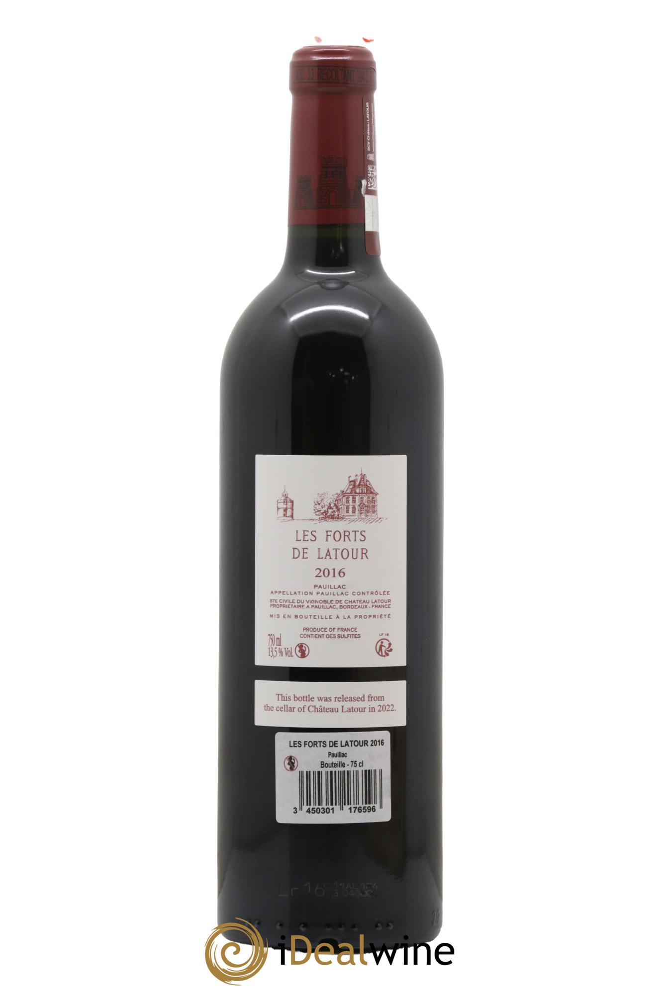 Les Forts de Latour Second Vin 2016 - Lot of 1 bottle - 2