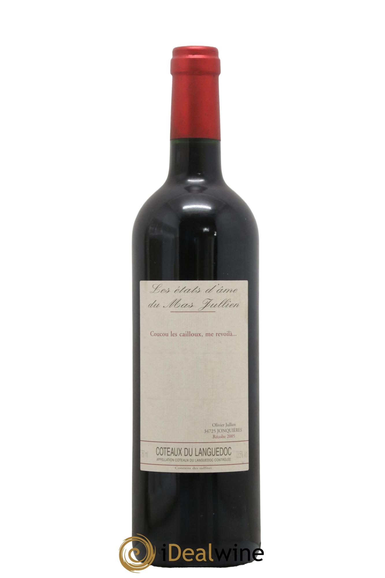 Coteaux du Languedoc Coucou Les Cailloux Mas Jullien 2005 - Lot de 1 bouteille - 0