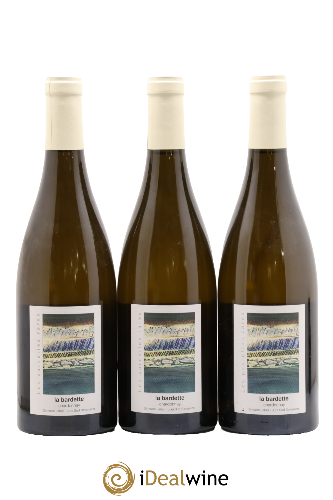 Côtes du Jura Chardonnay La Bardette Romain - Julien - Charline Labet 2022 - Lot de 3 bouteilles - 0