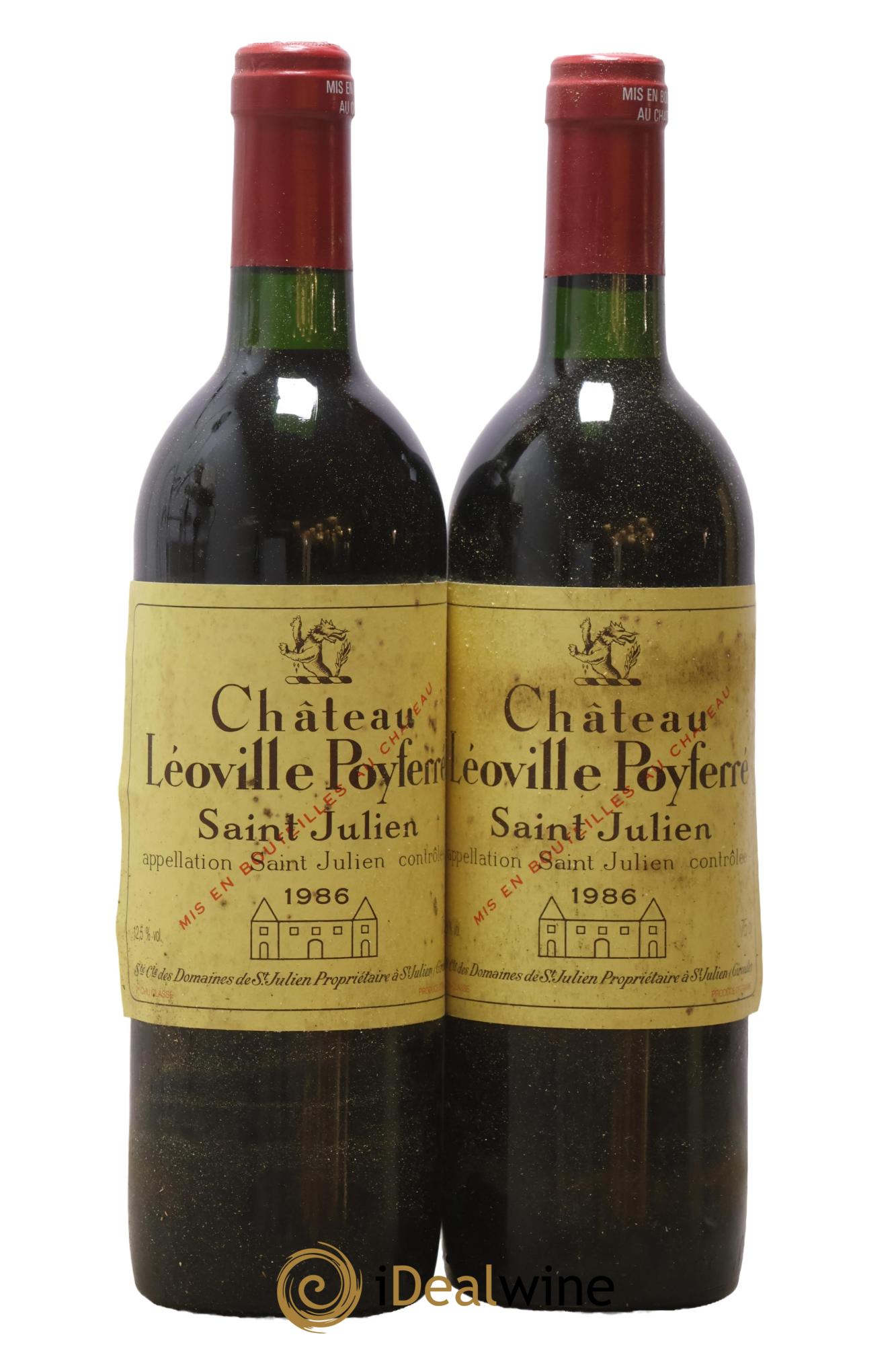 Château Léoville Poyferré 2ème Grand Cru Classé 1986 - Lot de 2 bouteilles - 0