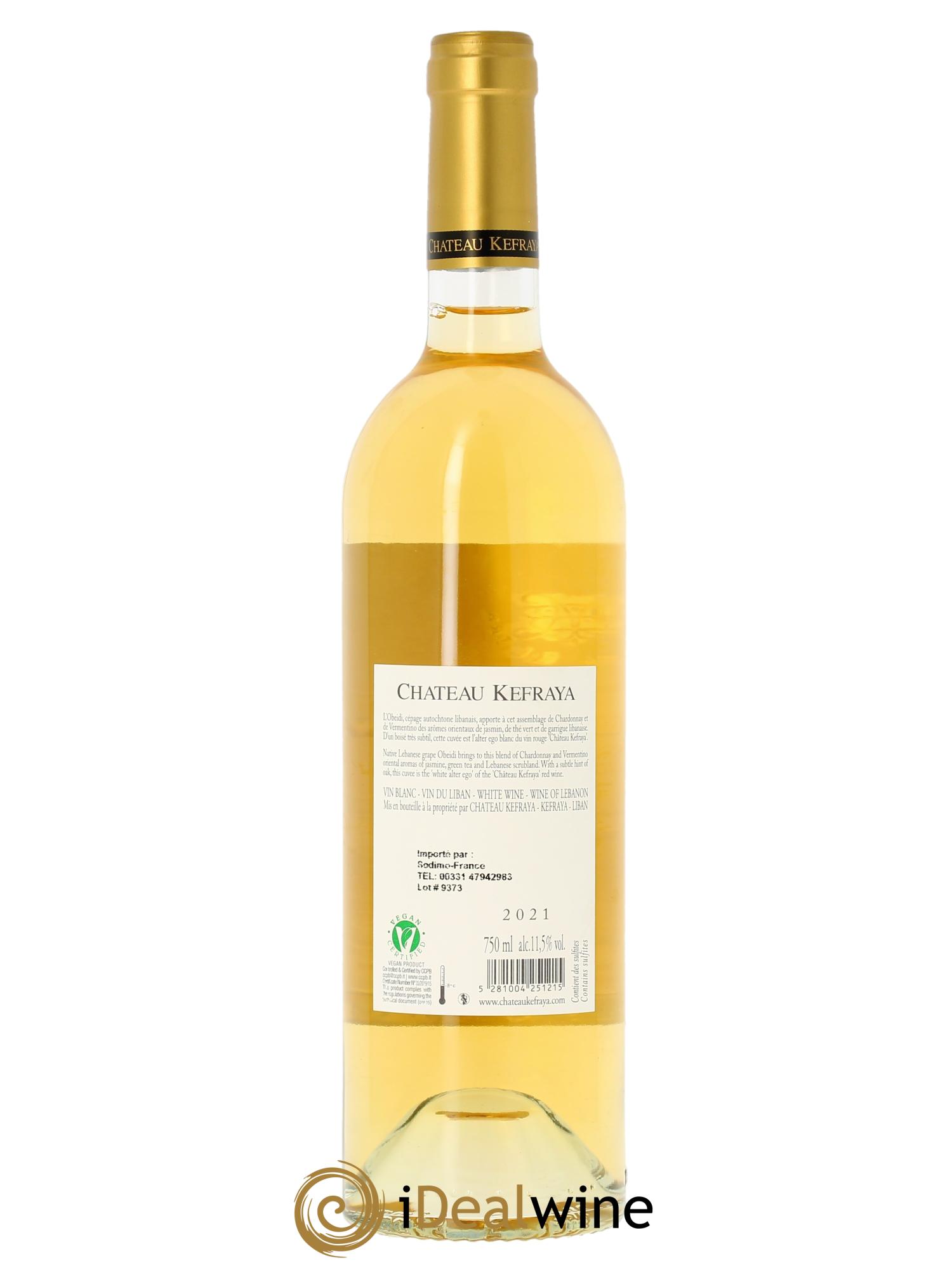 Vallée de la Békaa Château Kefraya Michel de Bustros  2021 - Lotto di 1 bottiglia - 1