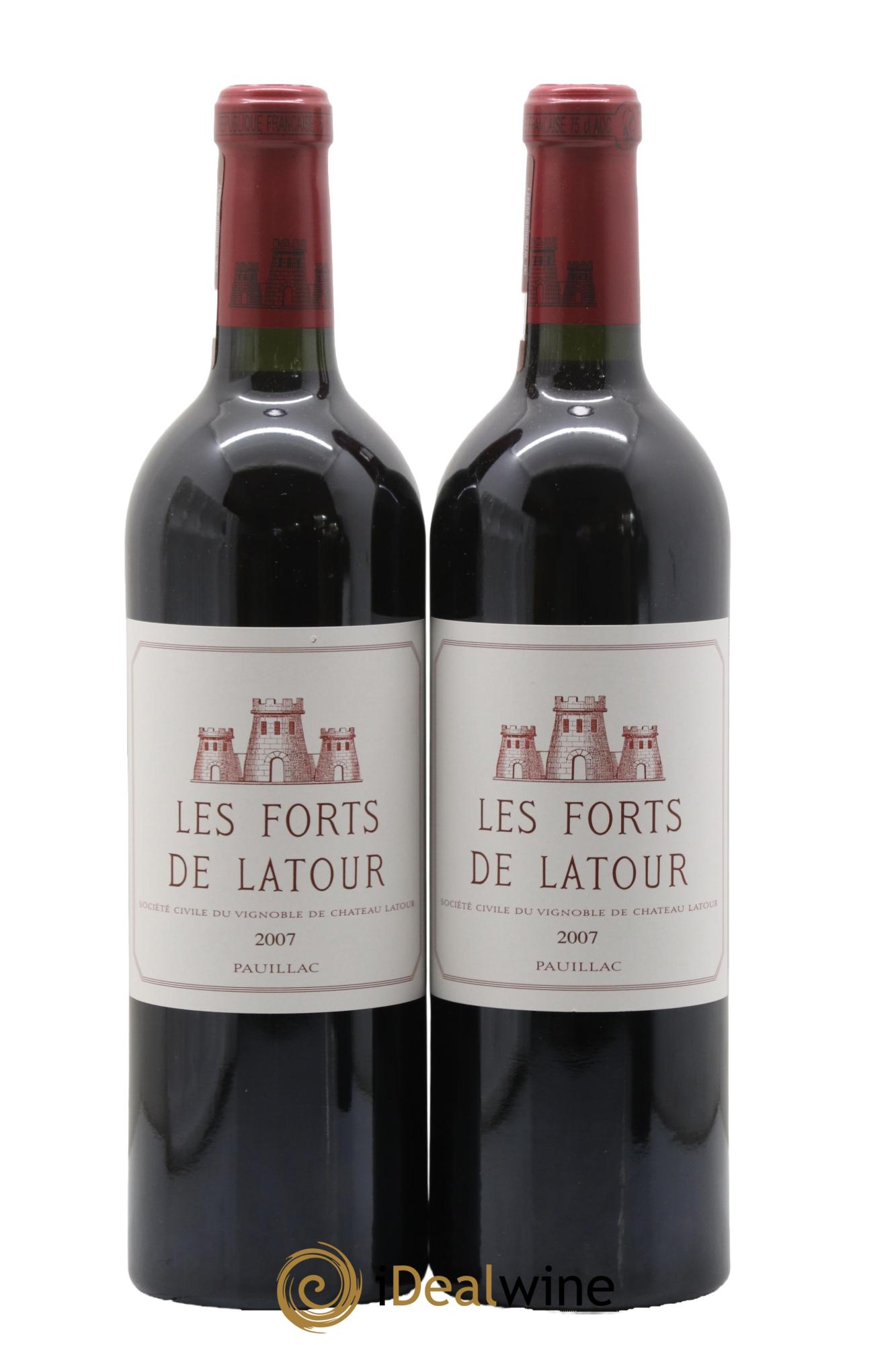 Les Forts de Latour Second Vin 2007 - Lot de 2 bouteilles - 0