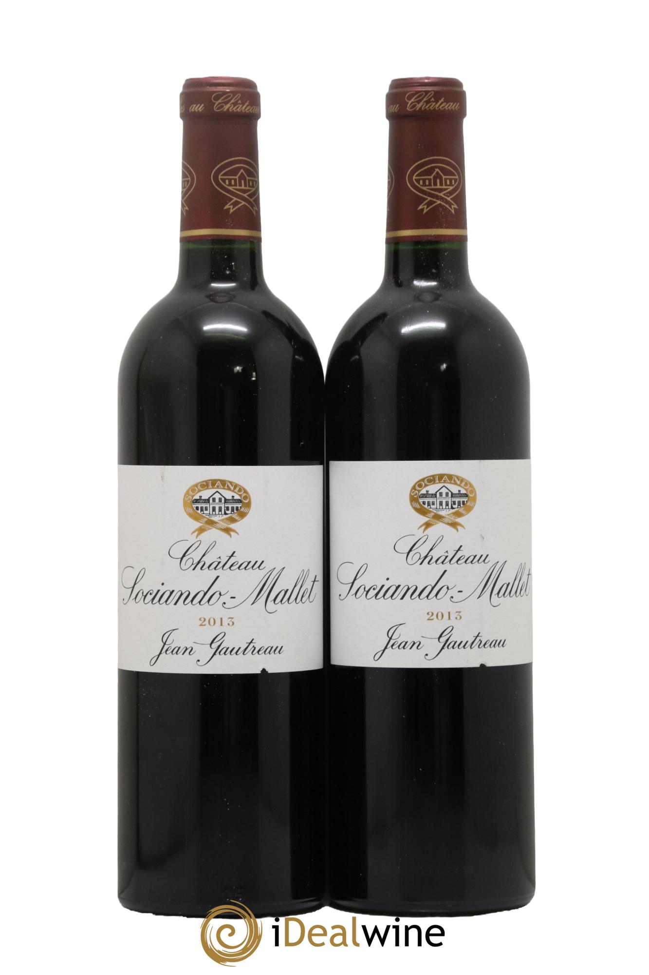 Château Sociando Mallet  2013 - Lot de 2 bouteilles - 0