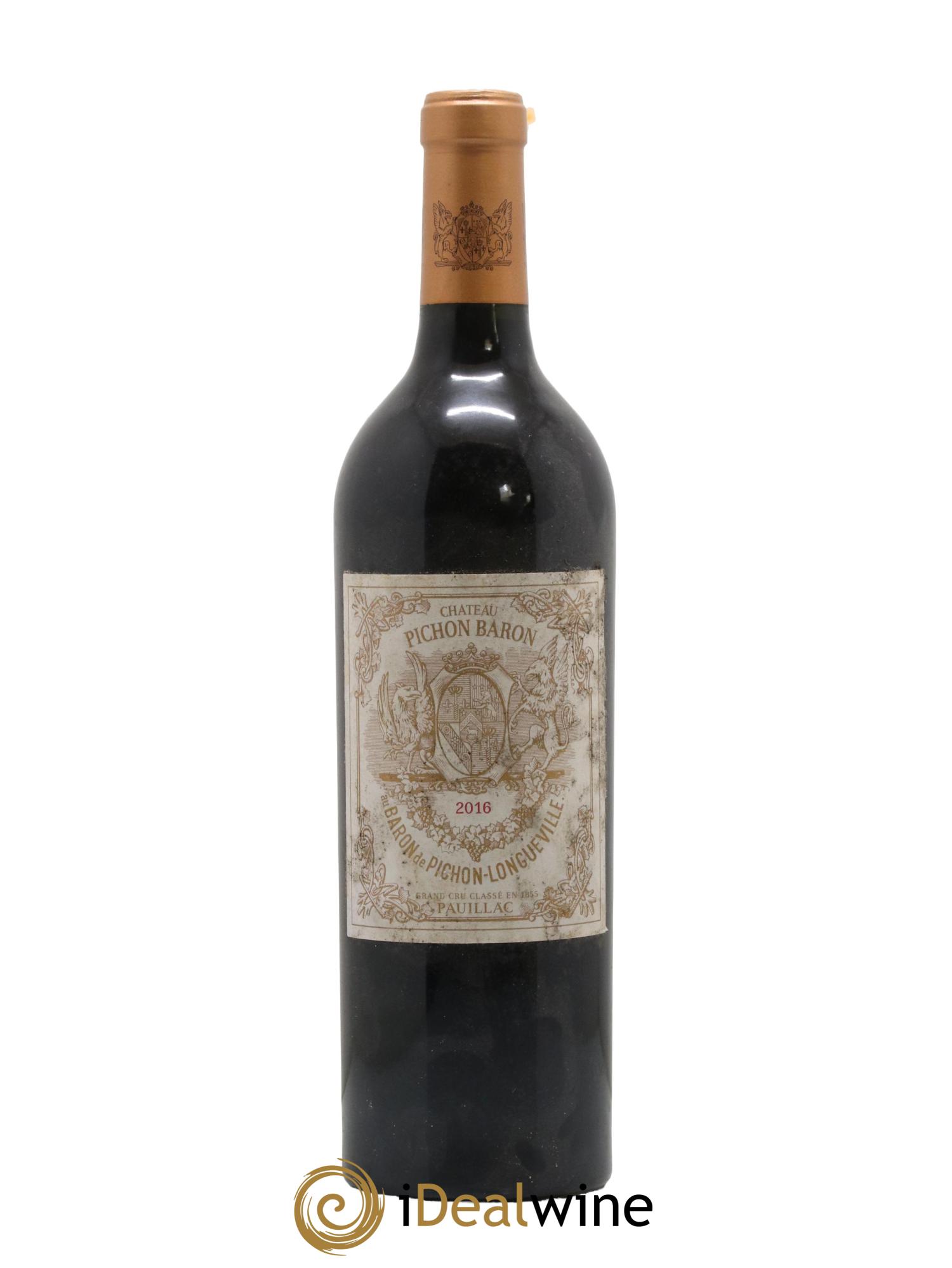 Pichon Longueville Baron 2ème Grand Cru Classé 2016 - Lot de 1 bouteille - 0
