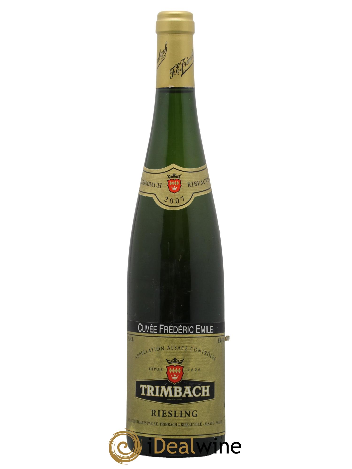 Alsace Riesling Cuvée Frédéric Emile Trimbach (Domaine) 2007 - Lot de 1 bouteille - 0