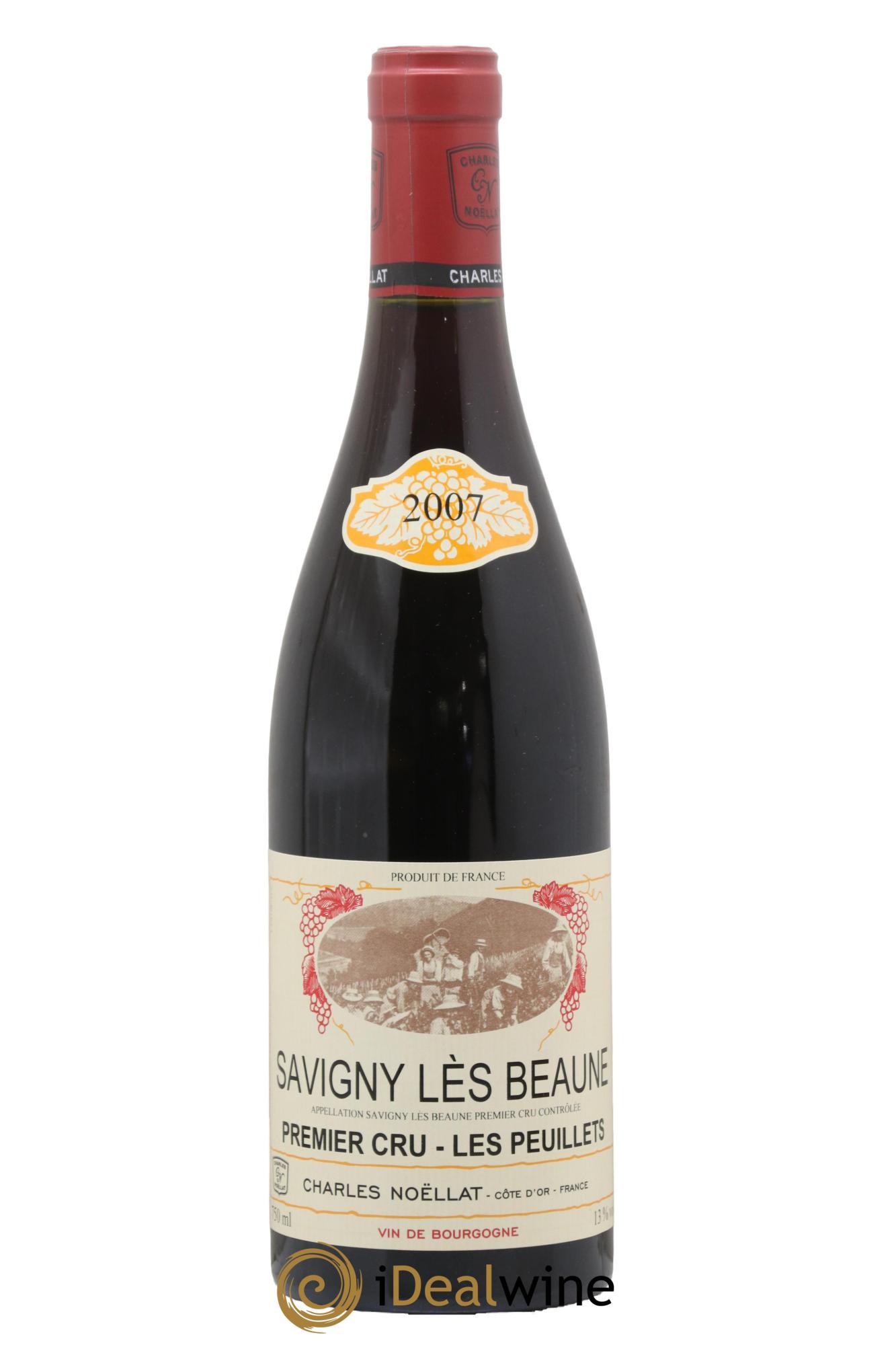 Savigny-lès-Beaune 1er Cru Les Peuillets Charles Noëllat 2007 - Lot de 1 bouteille - 0