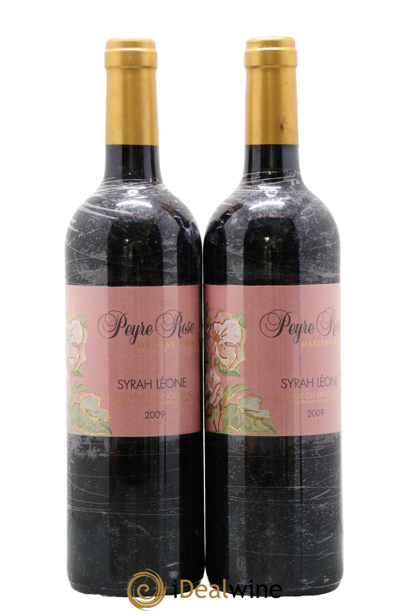 Coteaux du Languedoc Domaine Peyre Rose Belle Léone (anciennement Syrah Léone) Marlène Soria 2009 - Lot of 2 bottles - 0