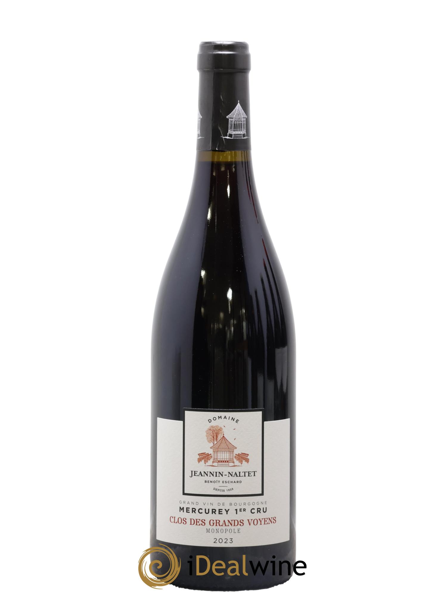 Mercurey 1er Cru Clos Des Grands Voyens Jeannin-Naltet 2023 - Lot de 1 bouteille - 0