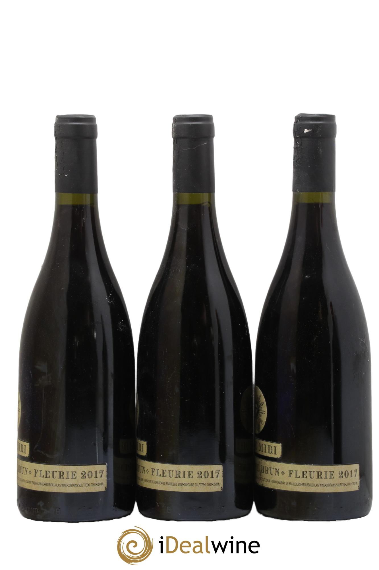 Fleurie Grille-Midi Terres dorées - J-P. Brun (Domaine des) 2017 - Lot of 3 bottles - 1